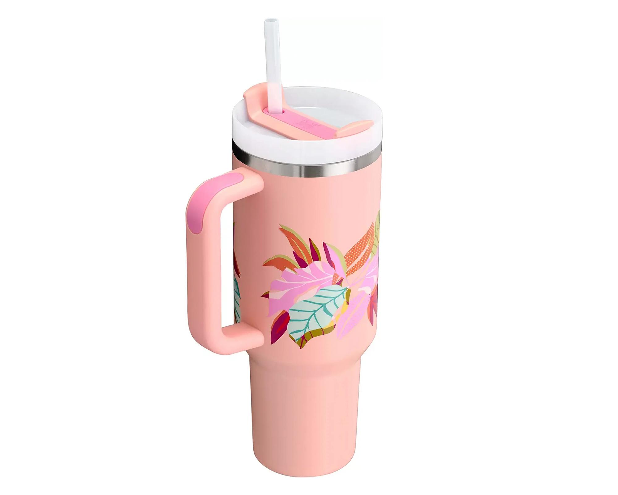 Botella térmica Quencher Sorbet Tropic rosado 1.18 lt-1