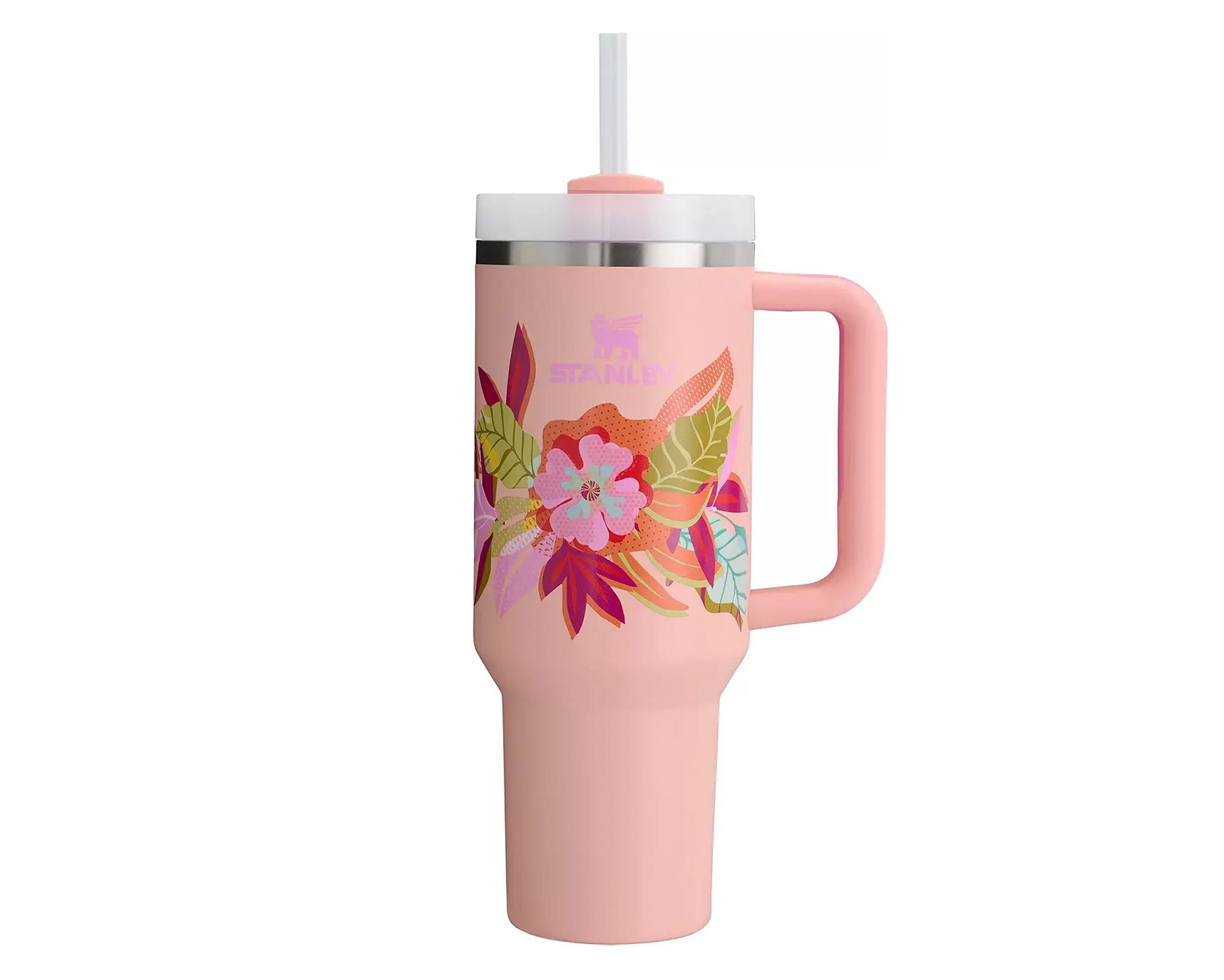 Botella térmica Quencher Sorbet Tropic rosado 1.18 lt-0