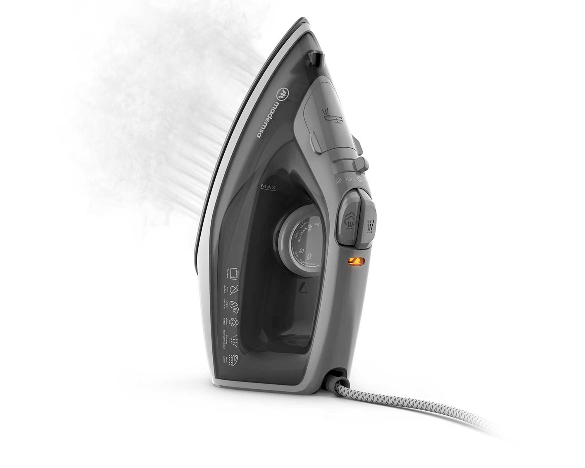 Plancha a vapor MIR20 1500W gris-1