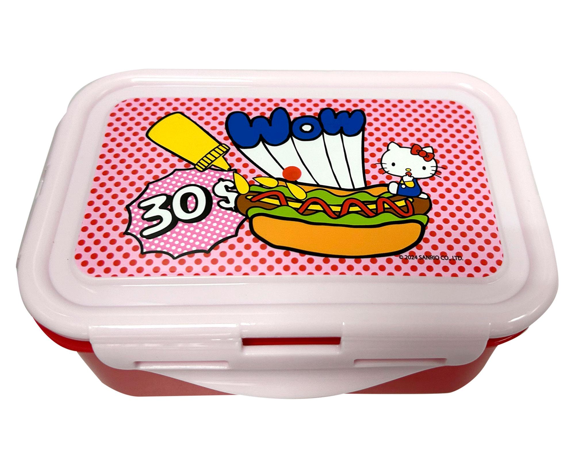 Contenedor plástico Hello Kitty rectangular-0