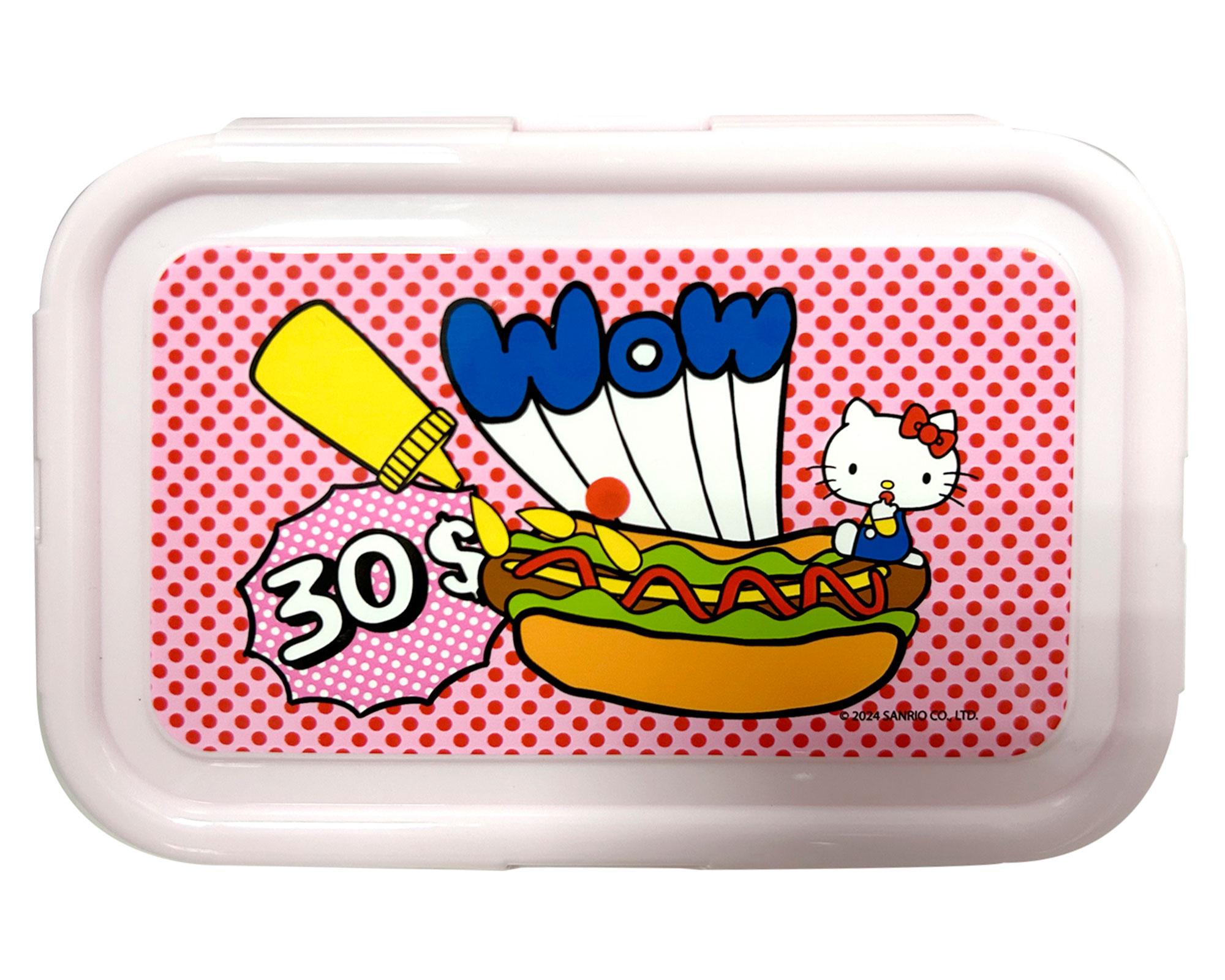 Contenedor plástico Hello Kitty rectangular-1