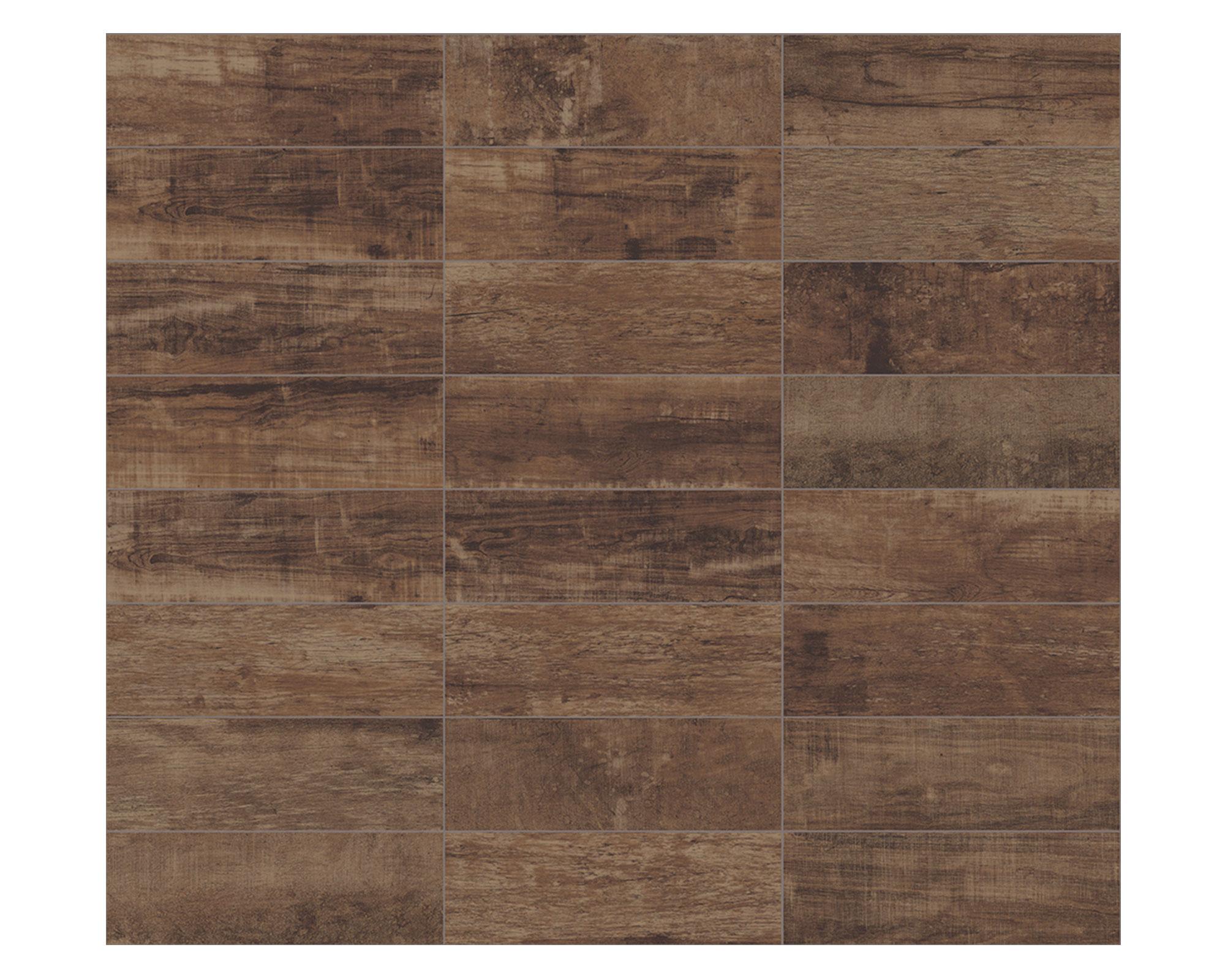 Porcelanato Medley marrón 20x60 cm 2.88 m2-3