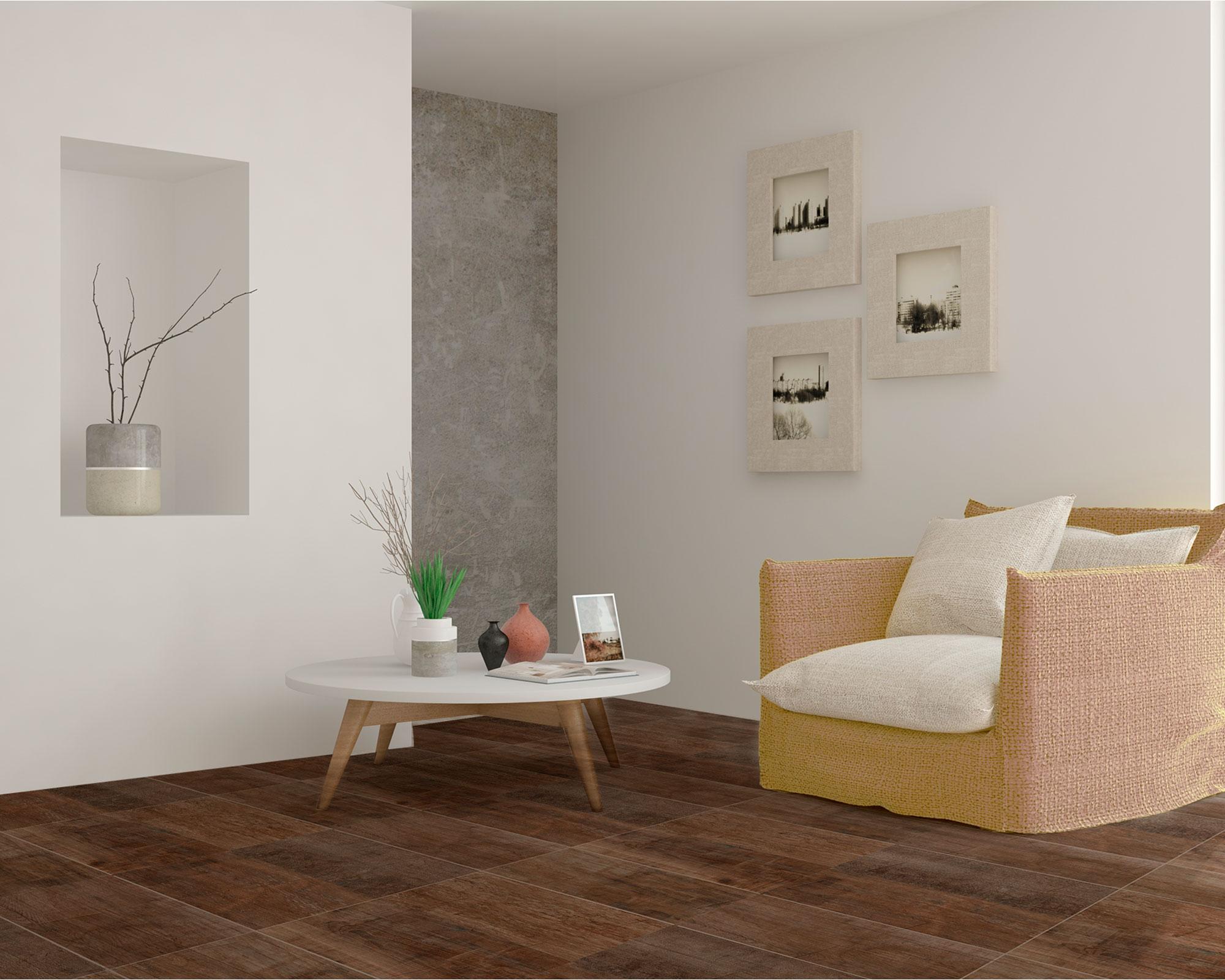 Porcelanato Medley marrón 20x60 cm 2.88 m2-4