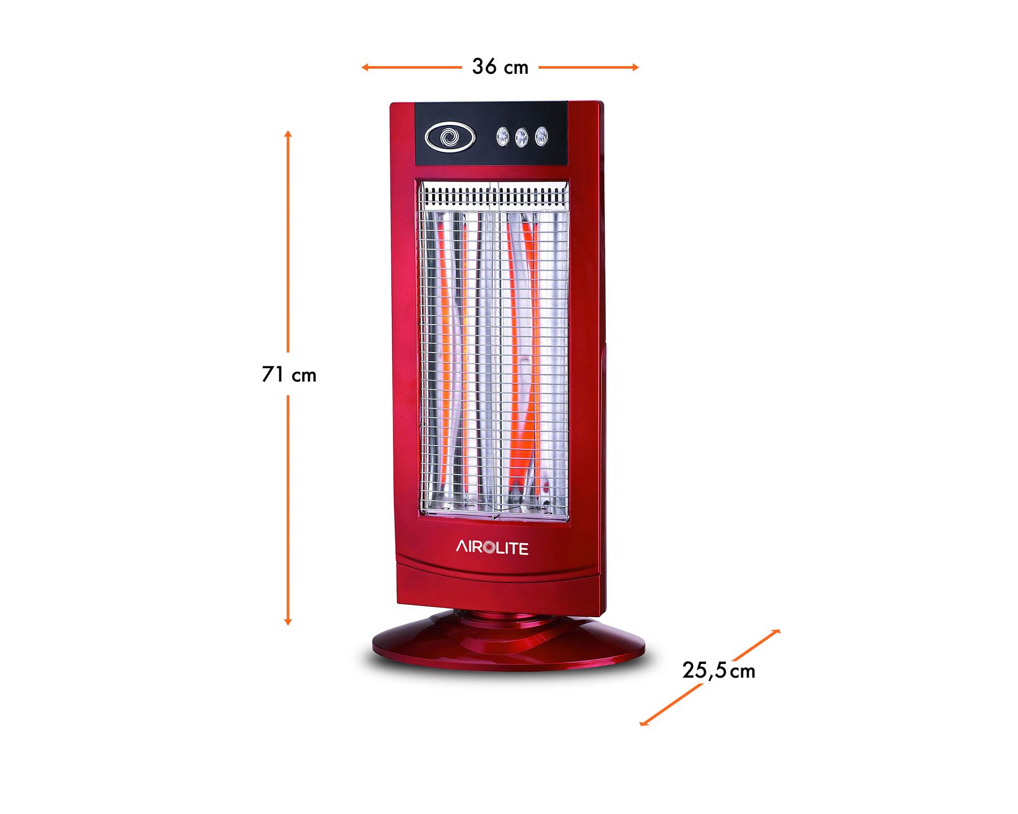 Calefactor fibra de carbono vertical HC 900W-2
