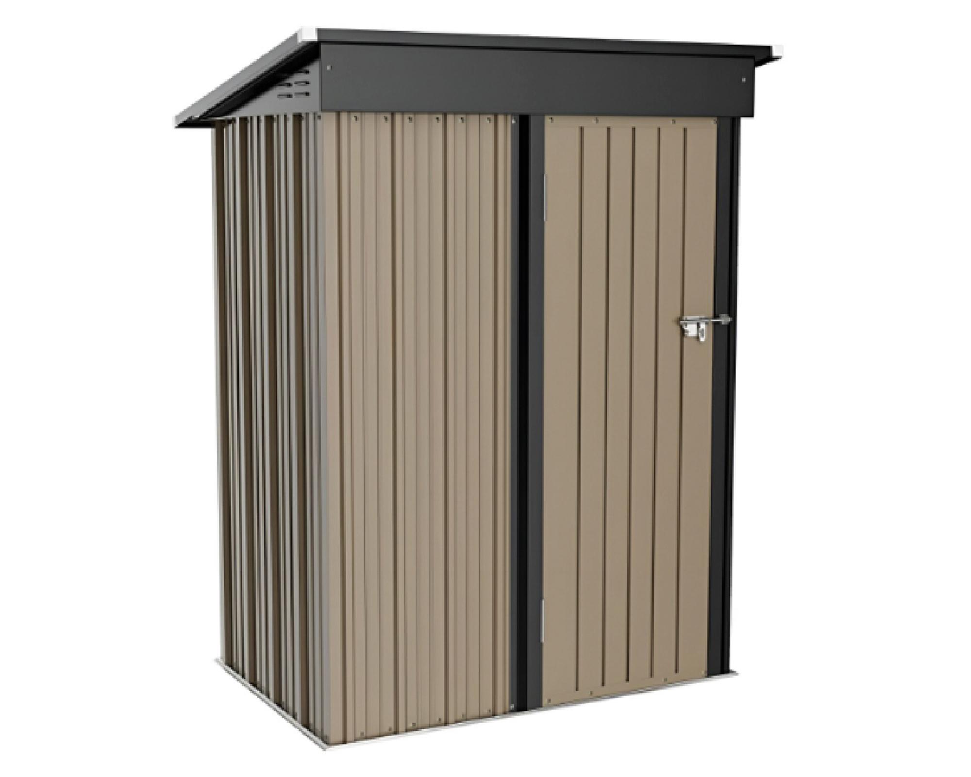 Bodega de jardín café 182x162x92 cm-0