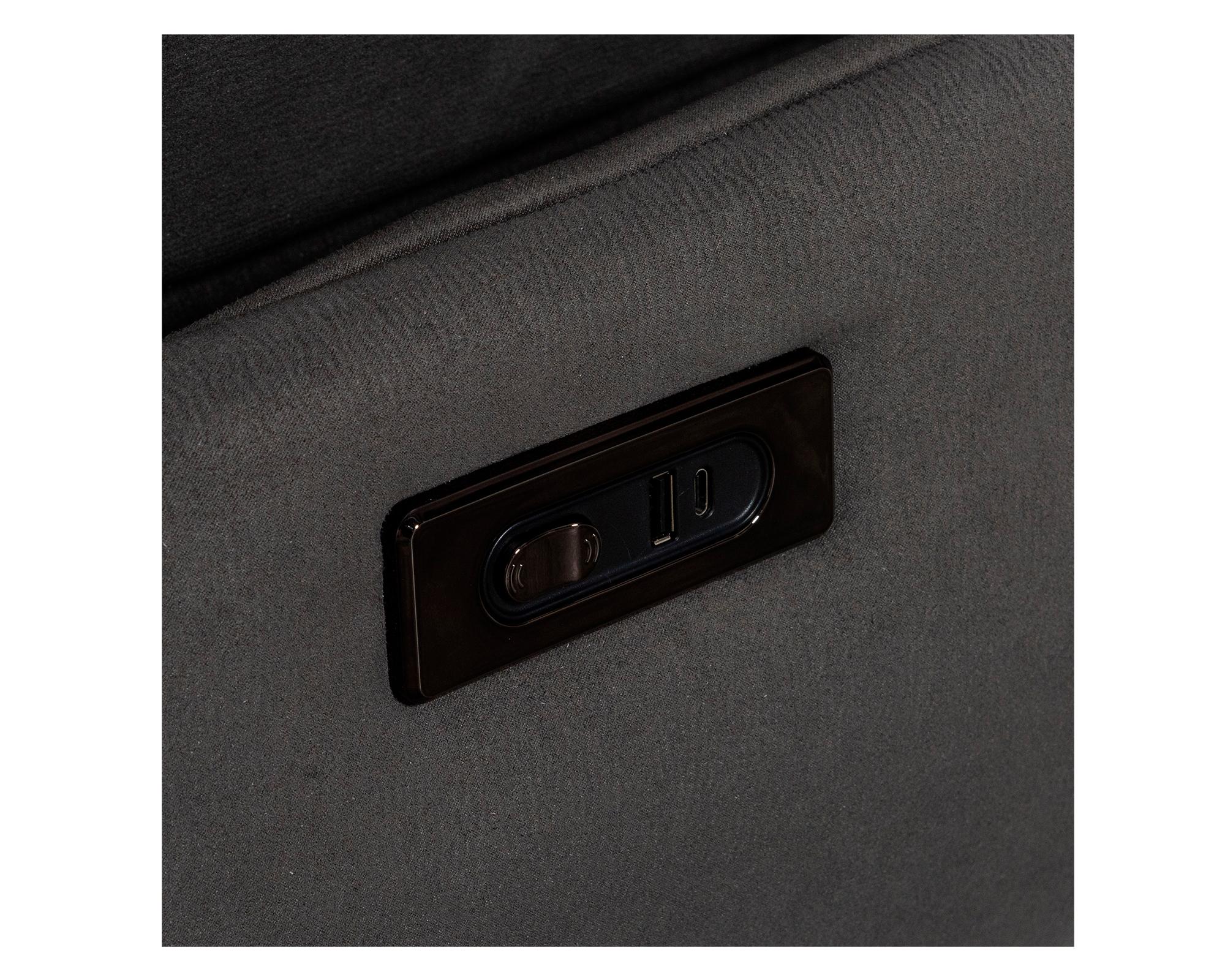 Berger eléctrico Pamplona poliéster gris acero-1