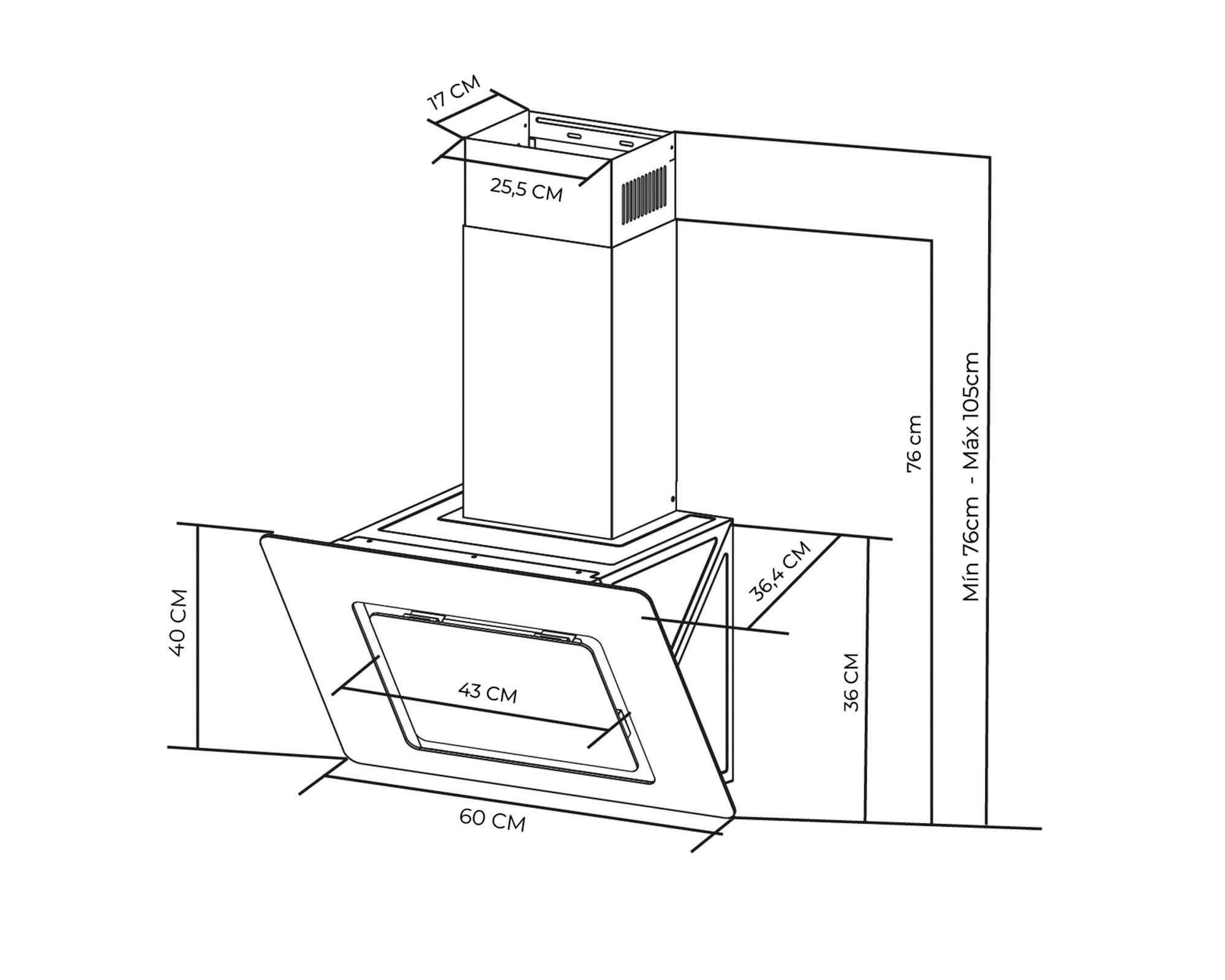 Campana mural 60J78 106.5W-4