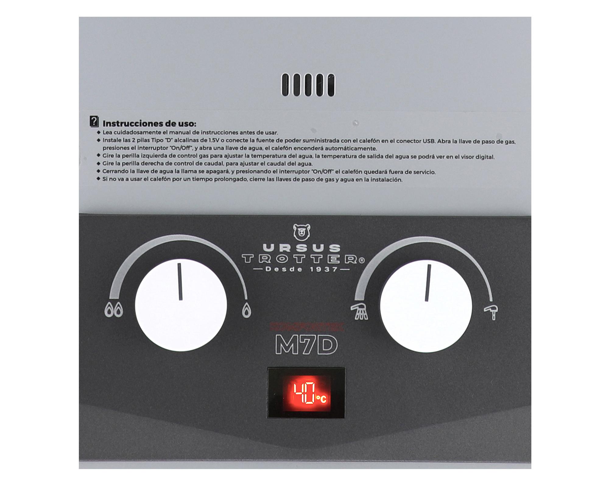Calefont Komfortek UT M7-D 7 lt tiro natural gas natural-2