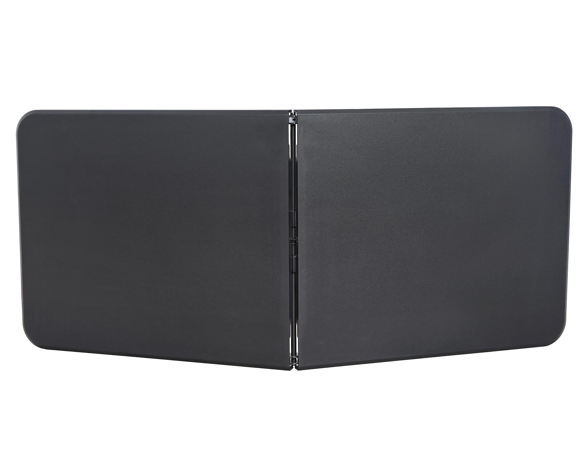 Mesa plegable 180 cm negro-3