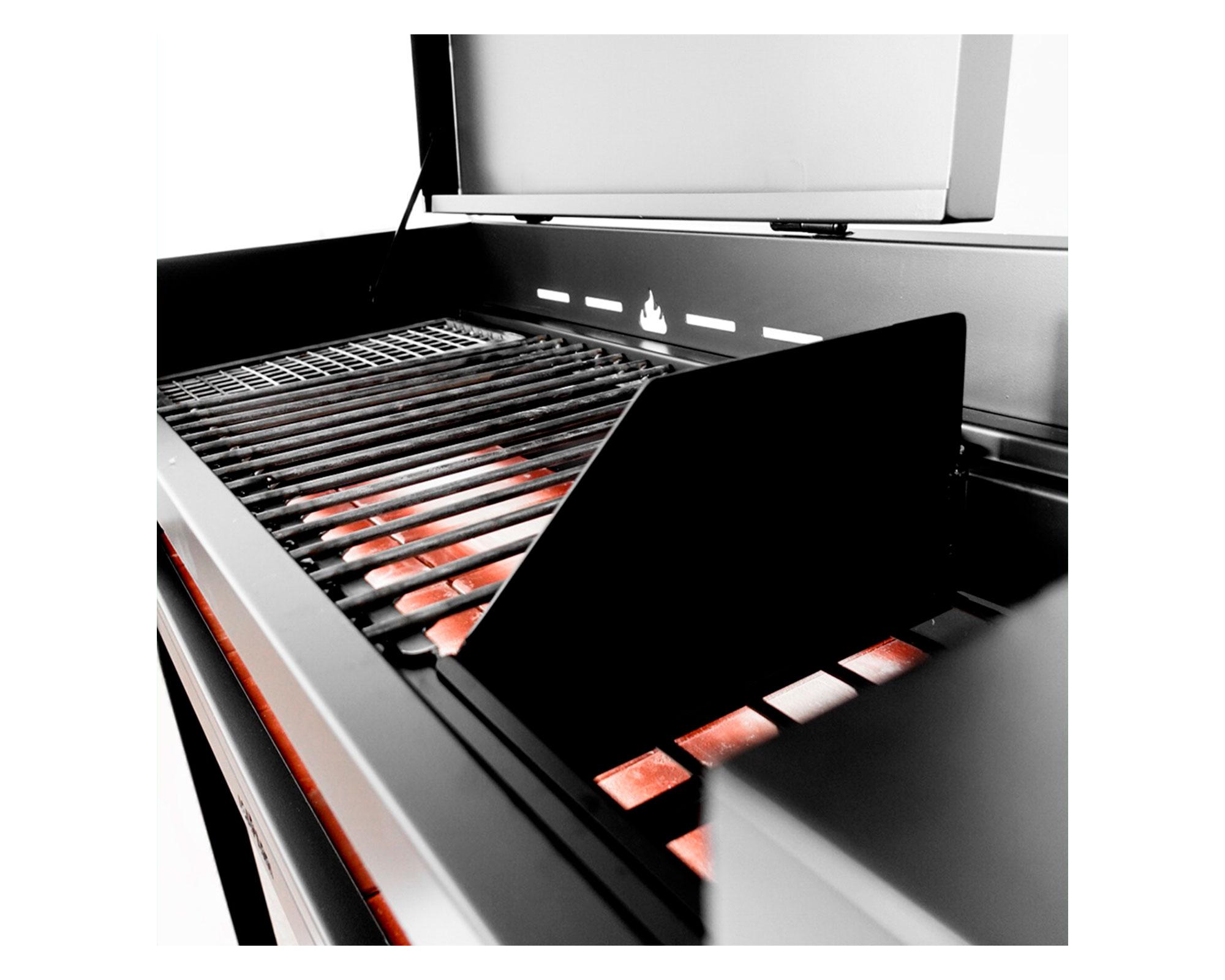 Parrilla a carbón Chulengo negro-2