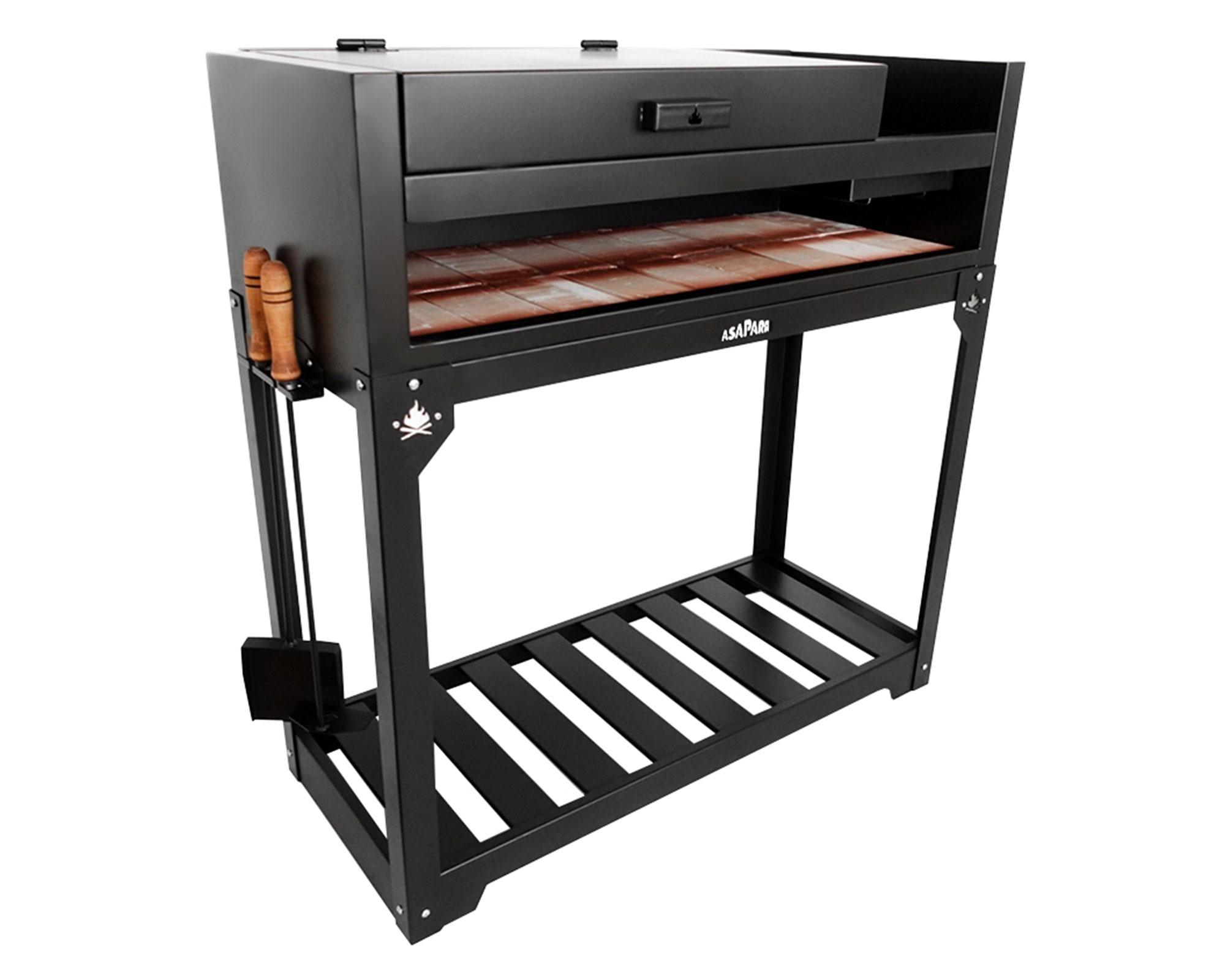 Parrilla a carbón Chulengo negro-0