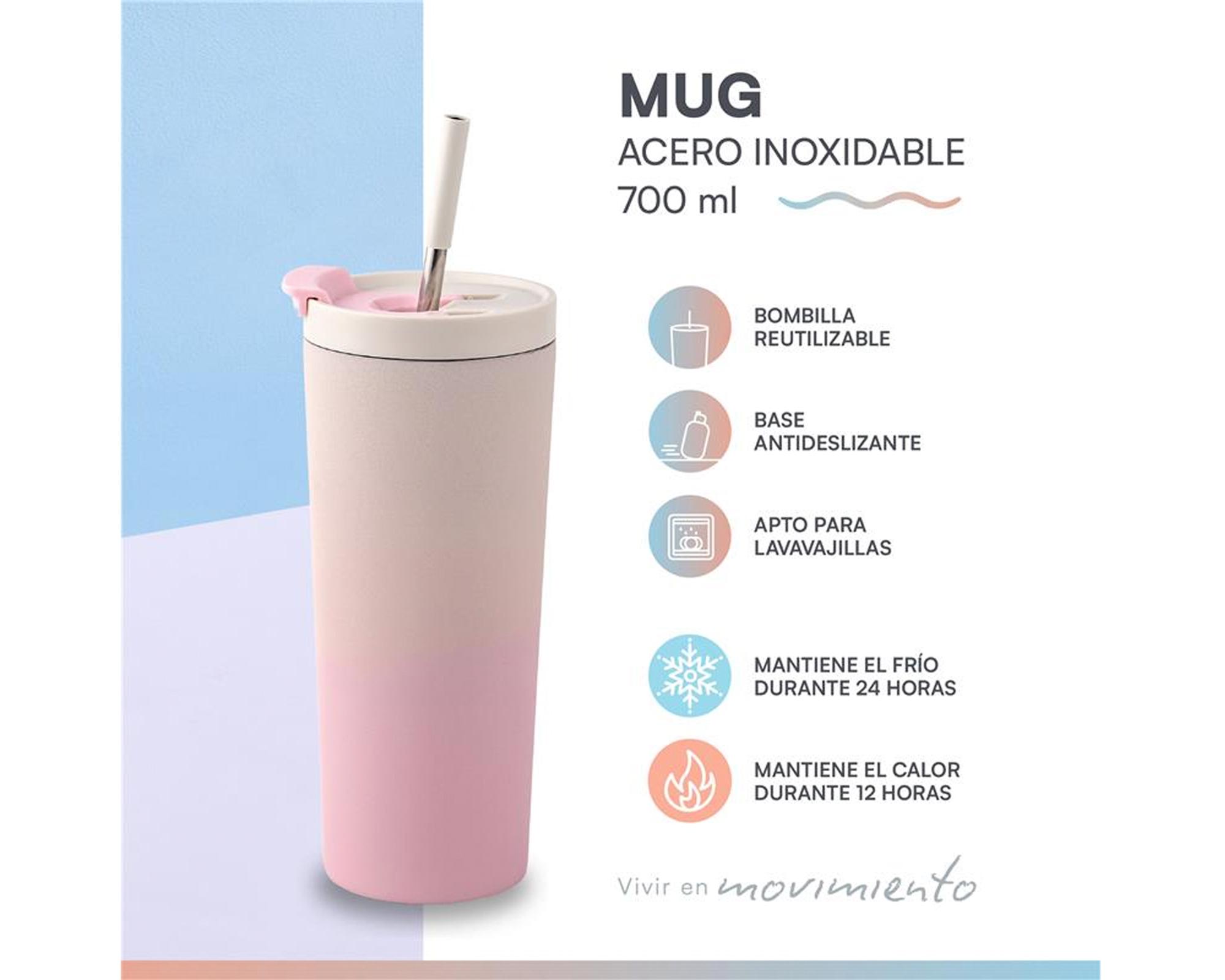 Mug Hydrum travel moda 709 ml rosa-3