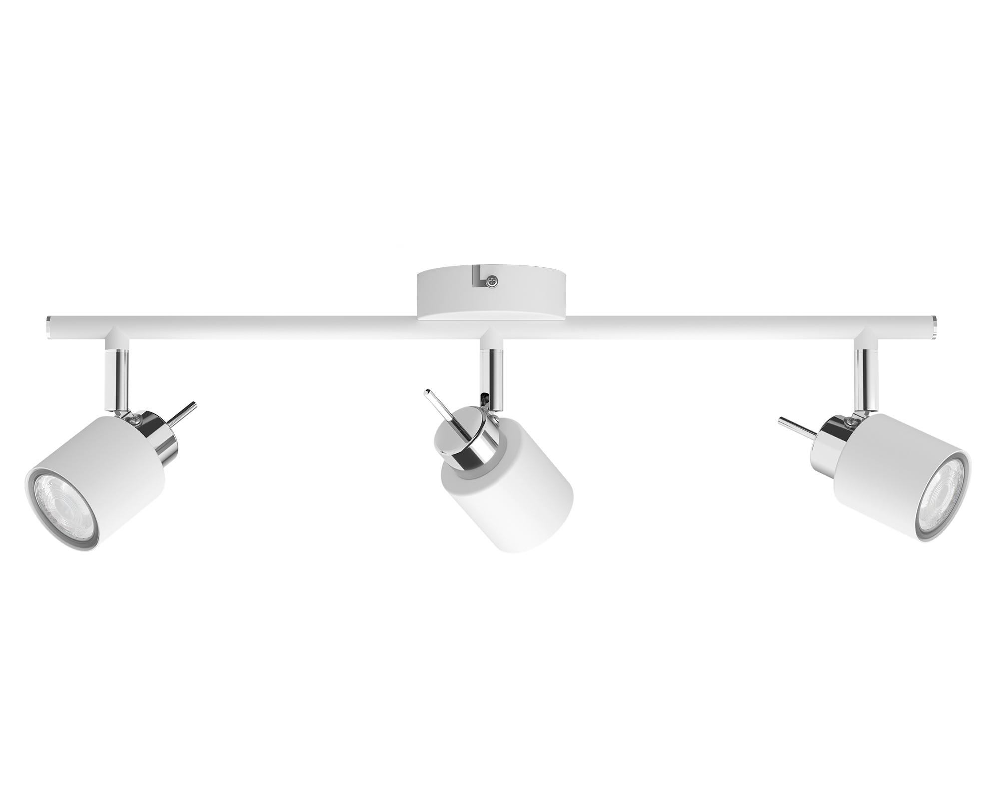 Aplique 35W GU10 3 luces Meranti blanco-0