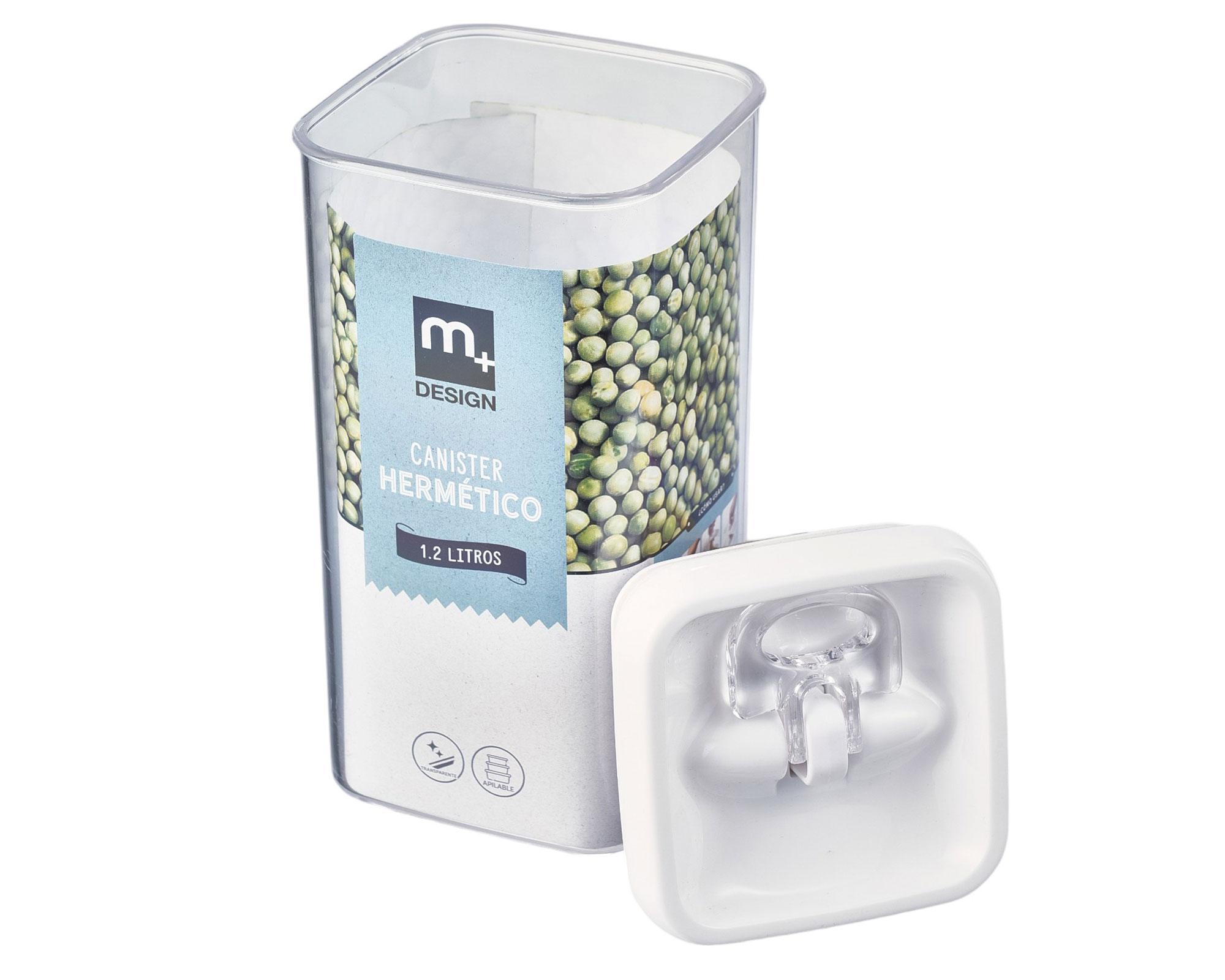 Canister cocina cuadrado 1.2 lt-3