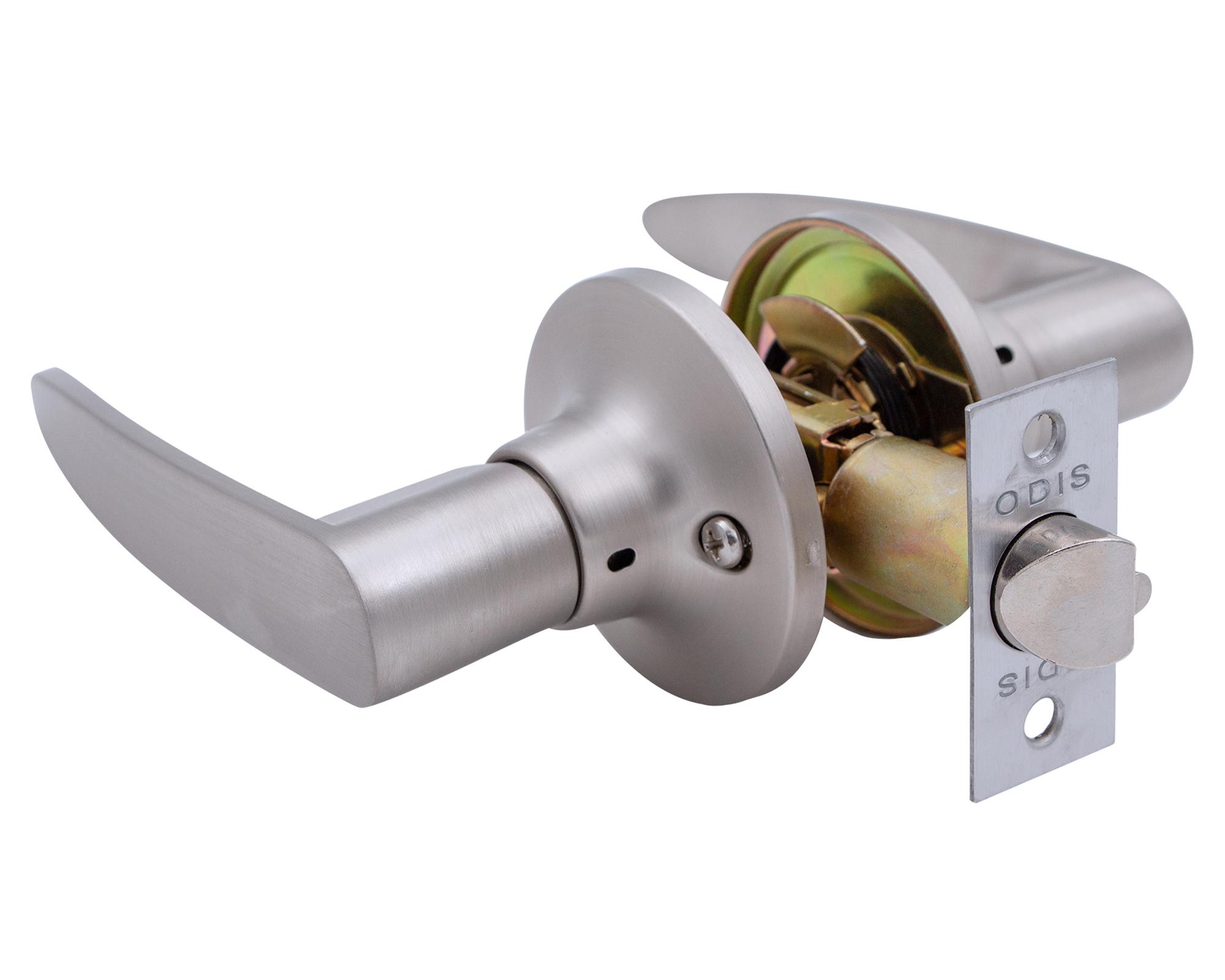 Cerradura tubular manilla 203 acceso plata mate-0