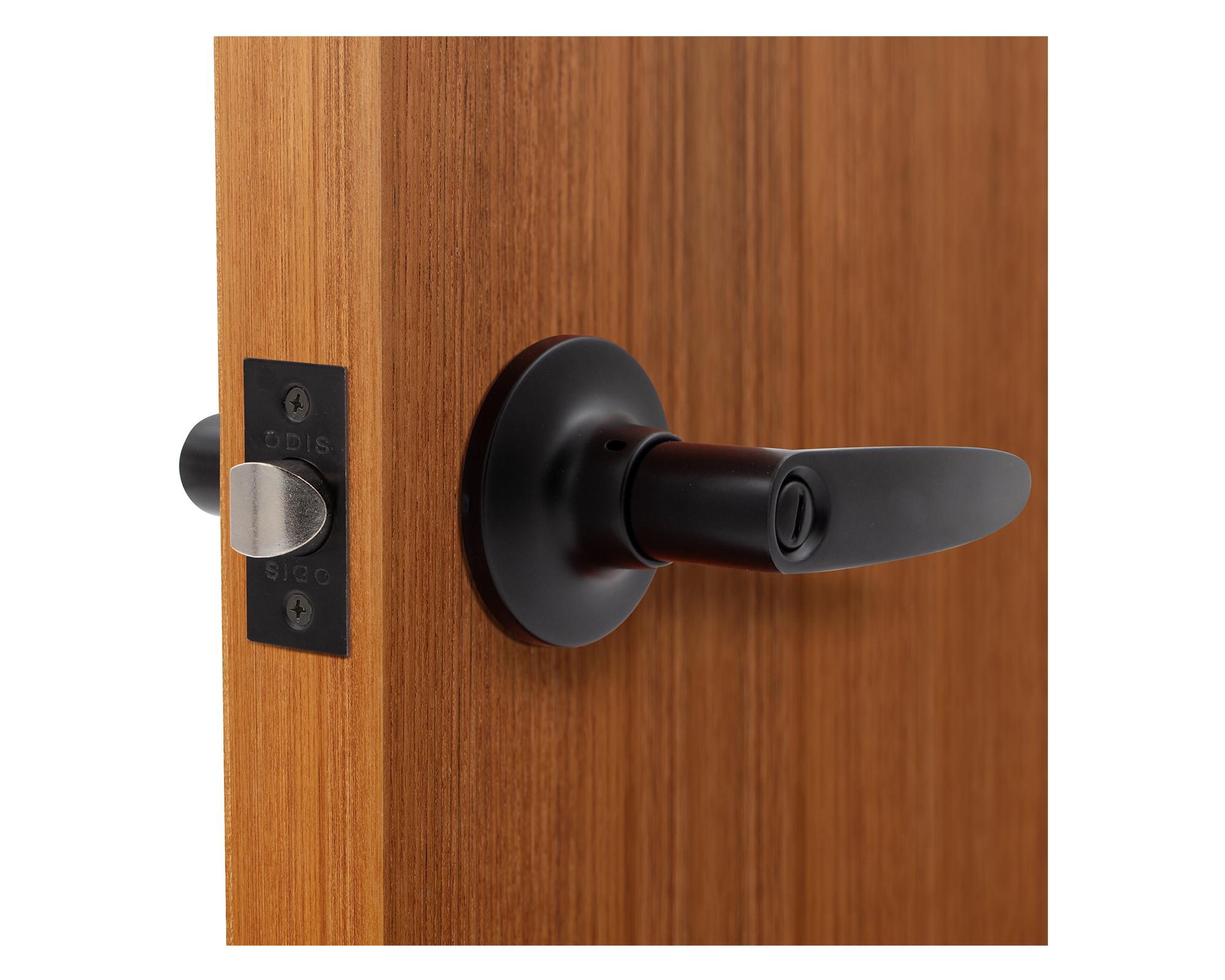 Cerradura tubular manilla 203 baño negro-2