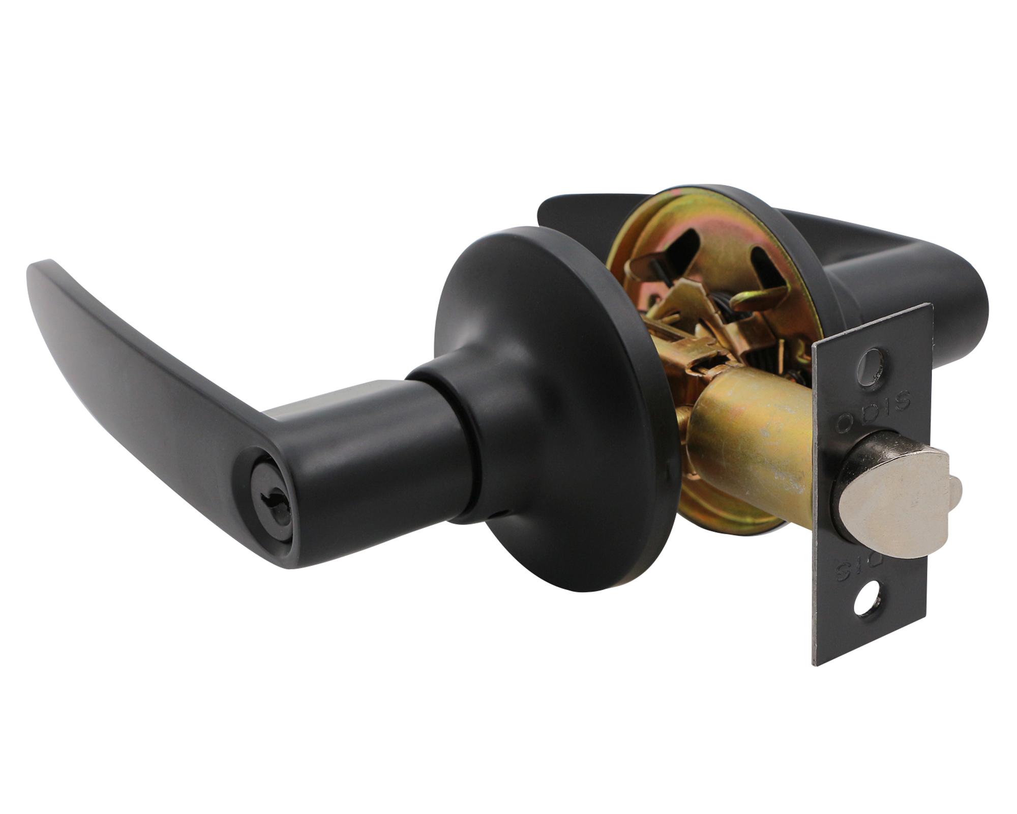 Cerradura tubular manilla 203 dormitorio negro-0