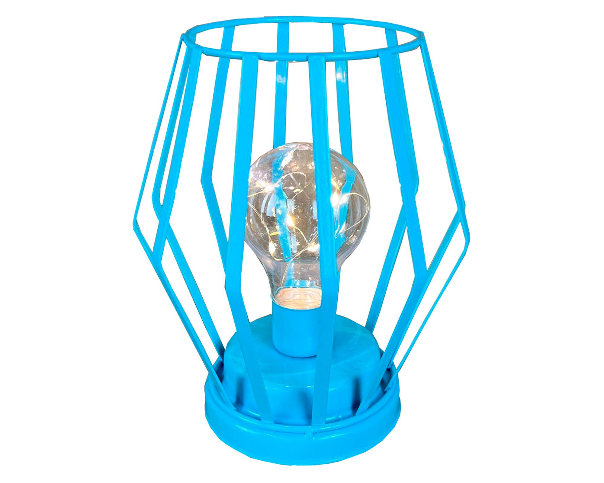 FAROL METÁLICO DECO COLORES C/PILAS-3