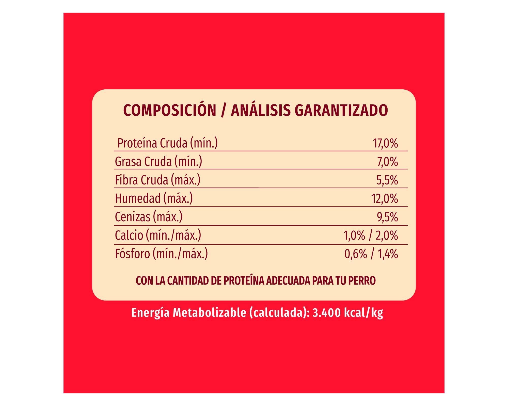 Alimento seco perro adulto Carne, Pollo, Cereales y Vegetales 18 kg-4