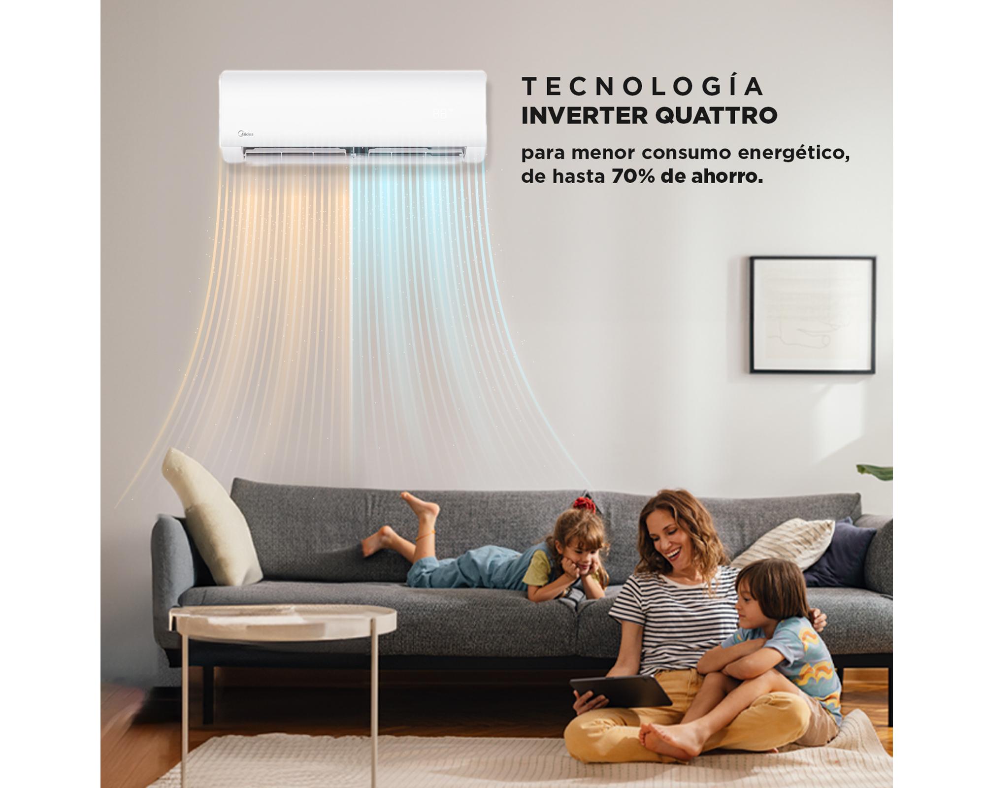 Aire acondicionado split inverter XTREMEDUR24K 24000 BTU frío/calor Wifi-4