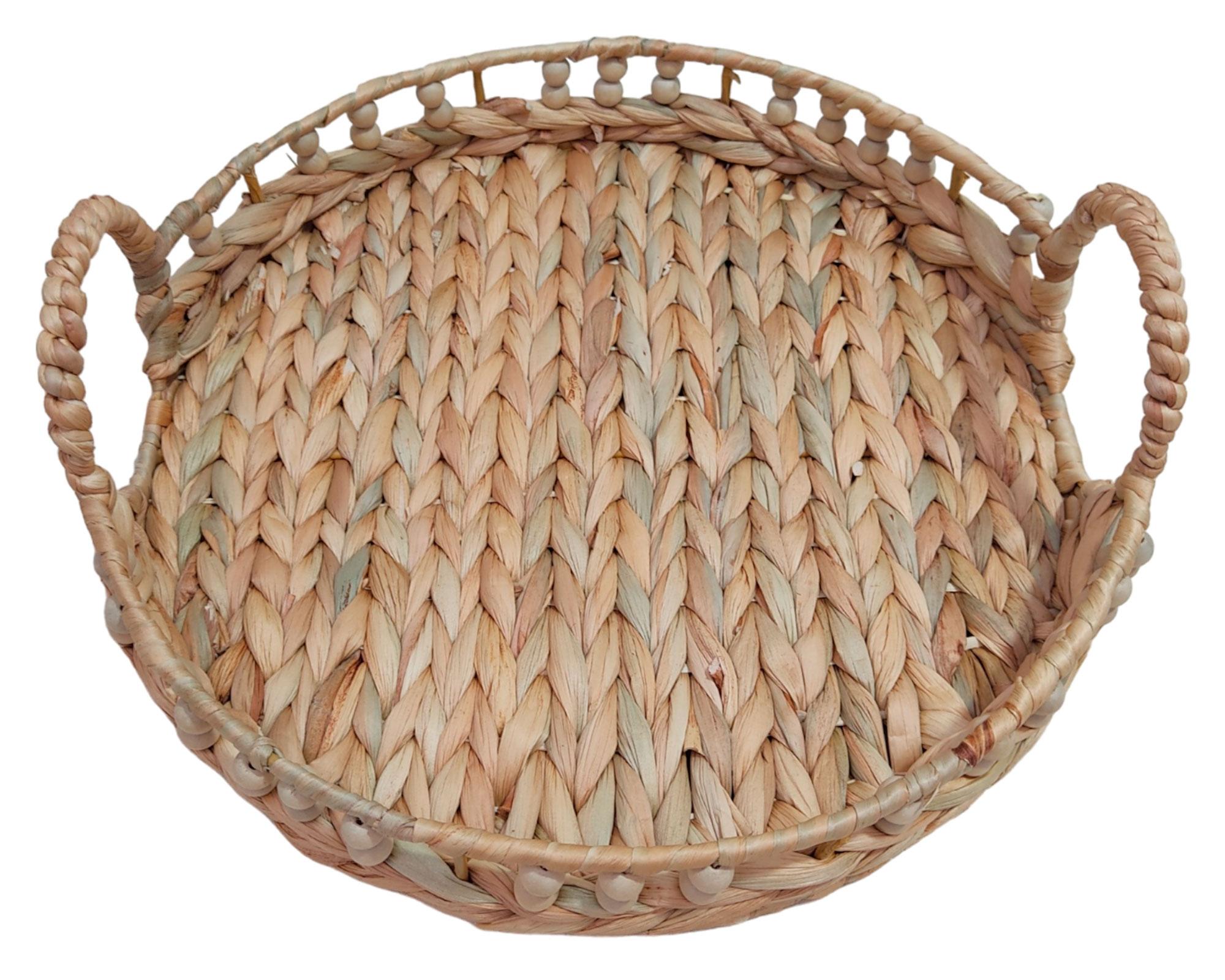 Canasto bajo D2 fibra natural 35 cm-3