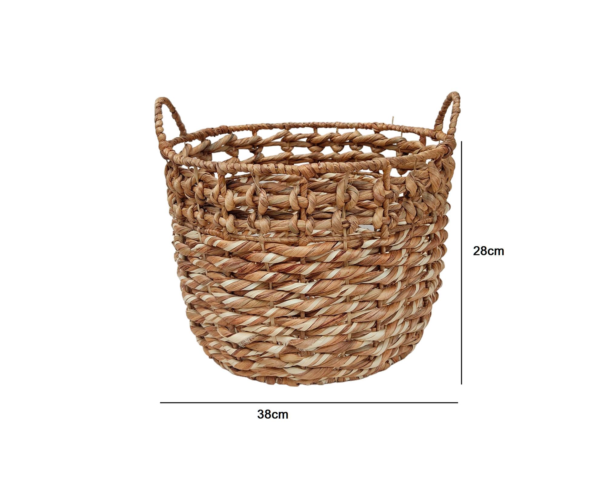 Canasto D1 fibra natural 38 cm-2