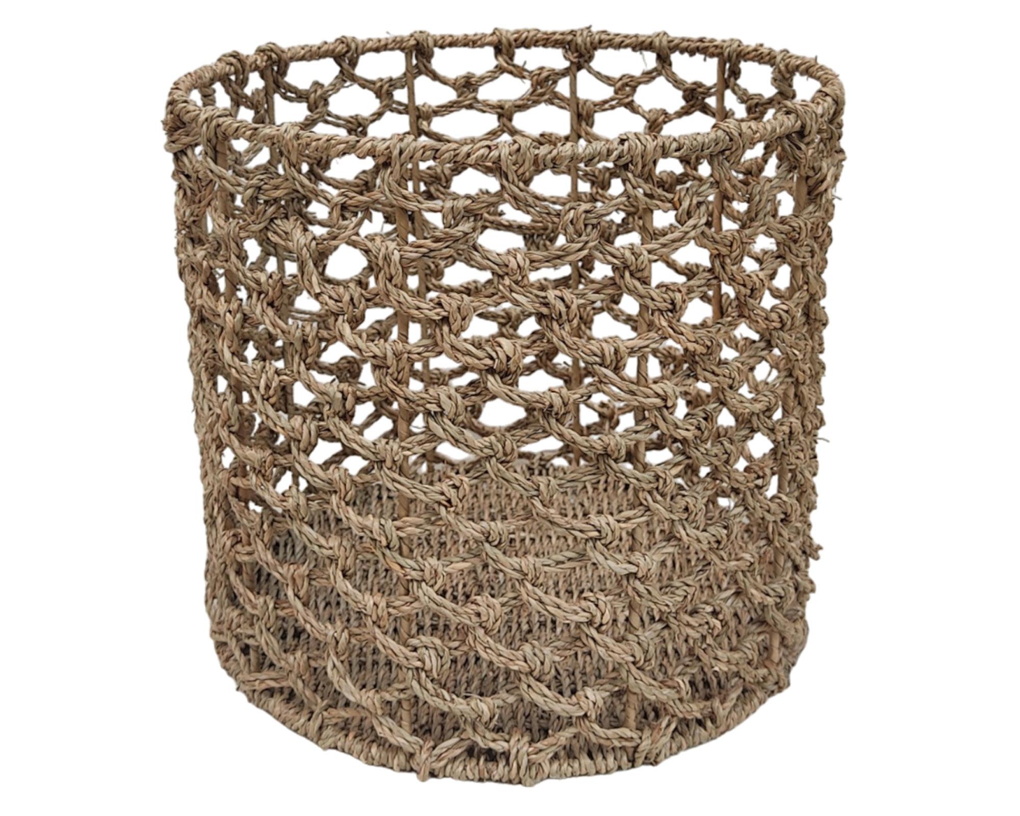 Canasto D2 fibra natural 33 cm-0