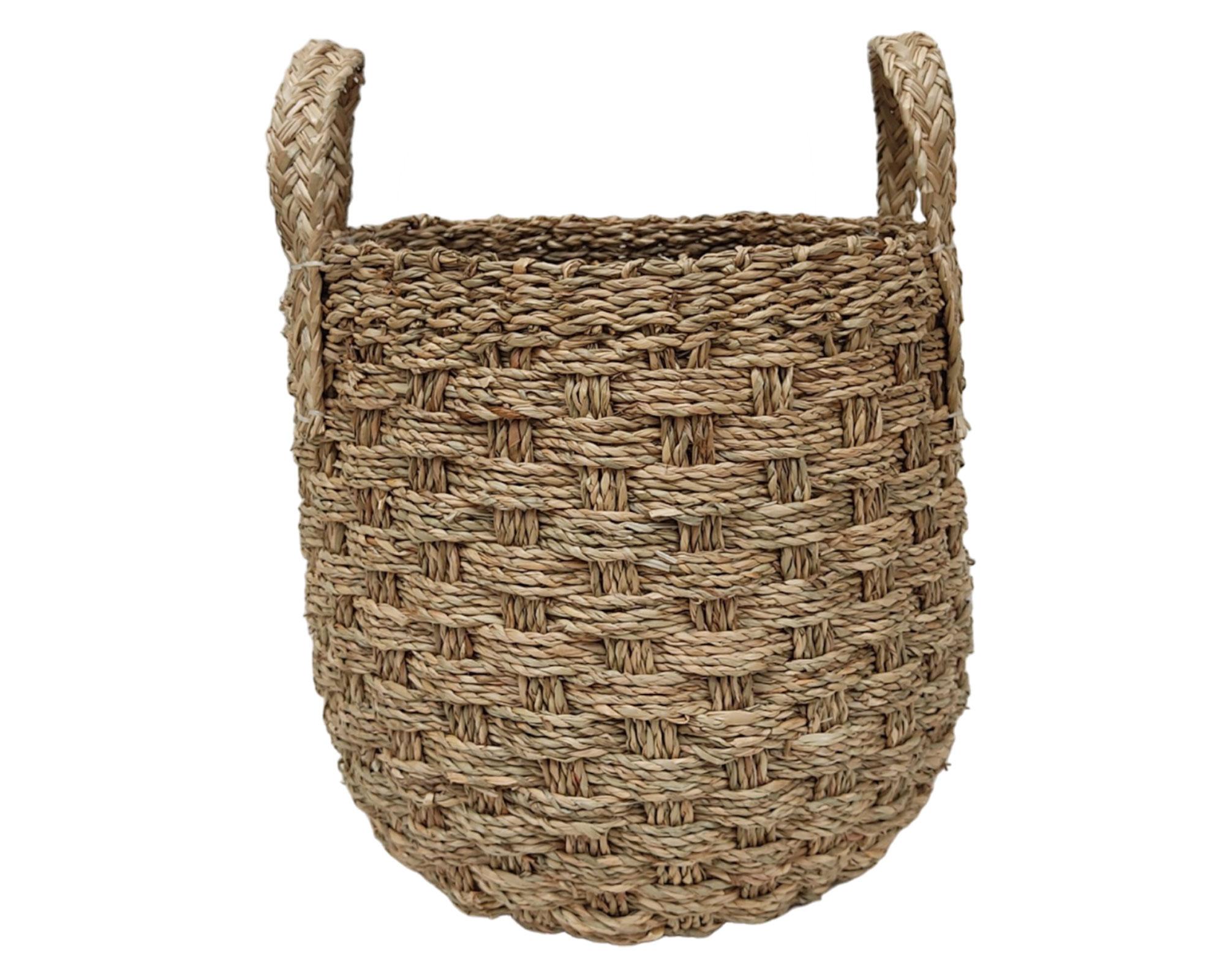 Canasto D5 fibra natural 29 cm-0