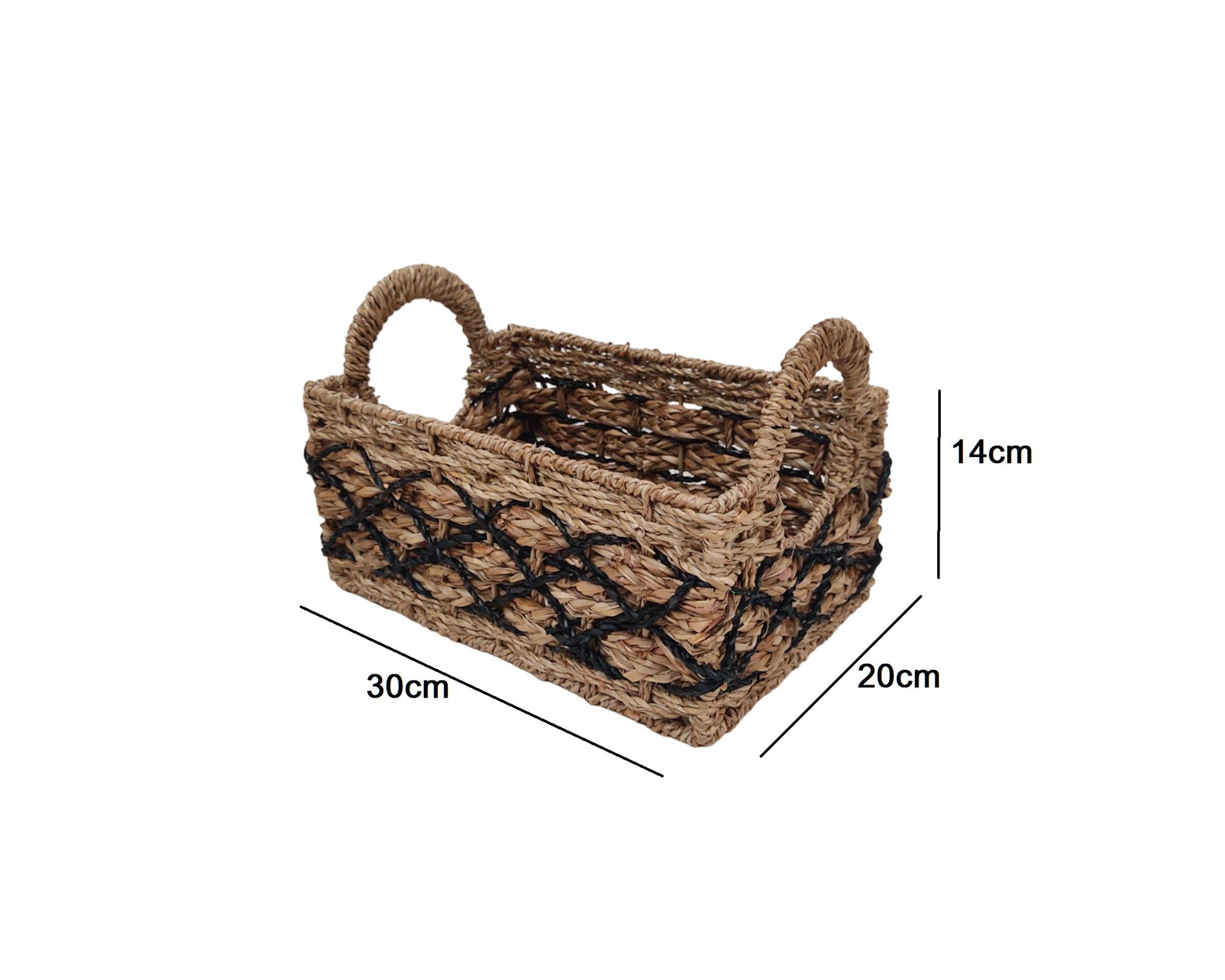 Canasto D7 fibra natural 14x30x20 cm-2