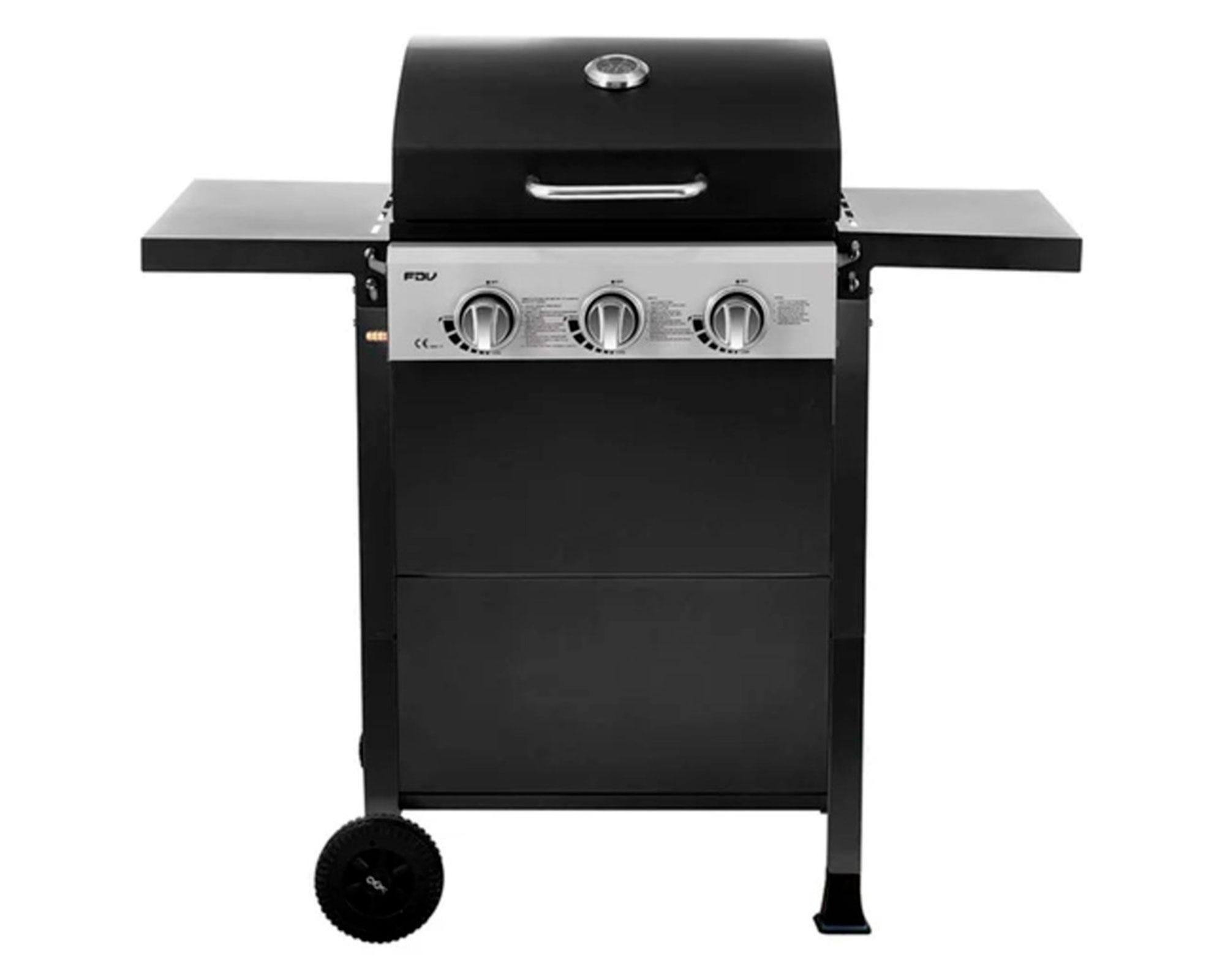 Parrilla gas 3 quemadores 9 KW-0