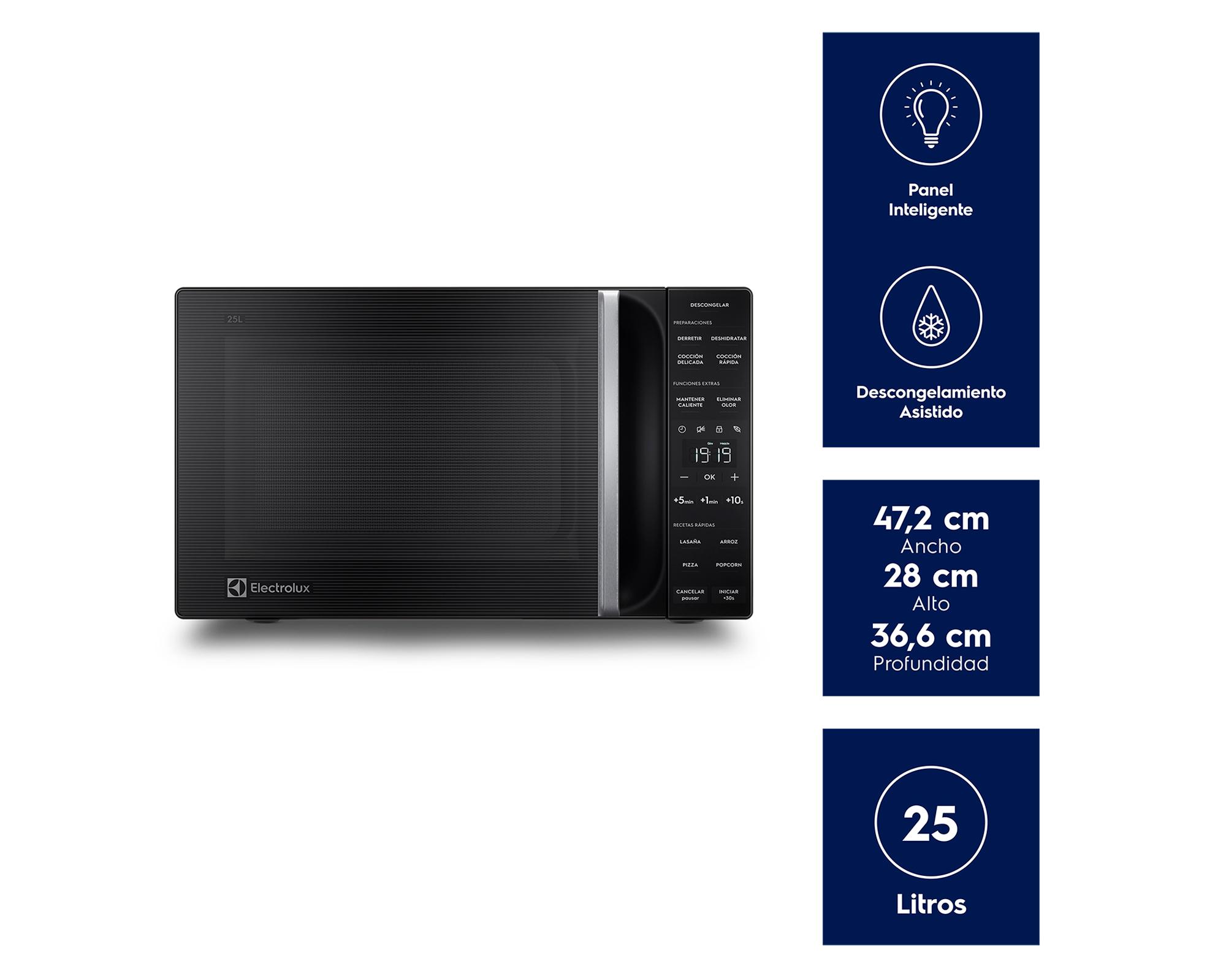 Microondas ME25N negro 25 lt-4