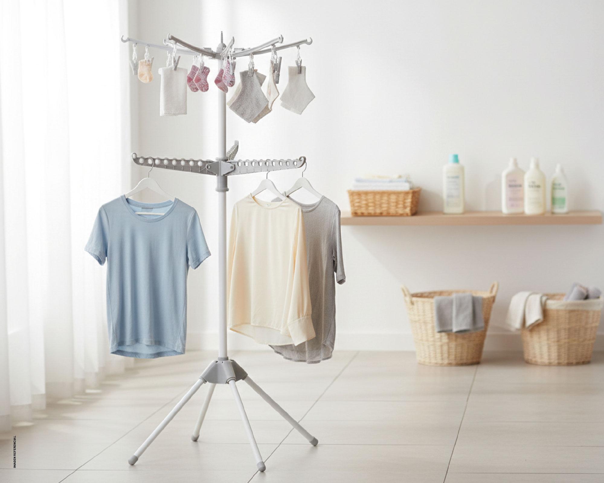 Tendedero vertical colgadores clip-2