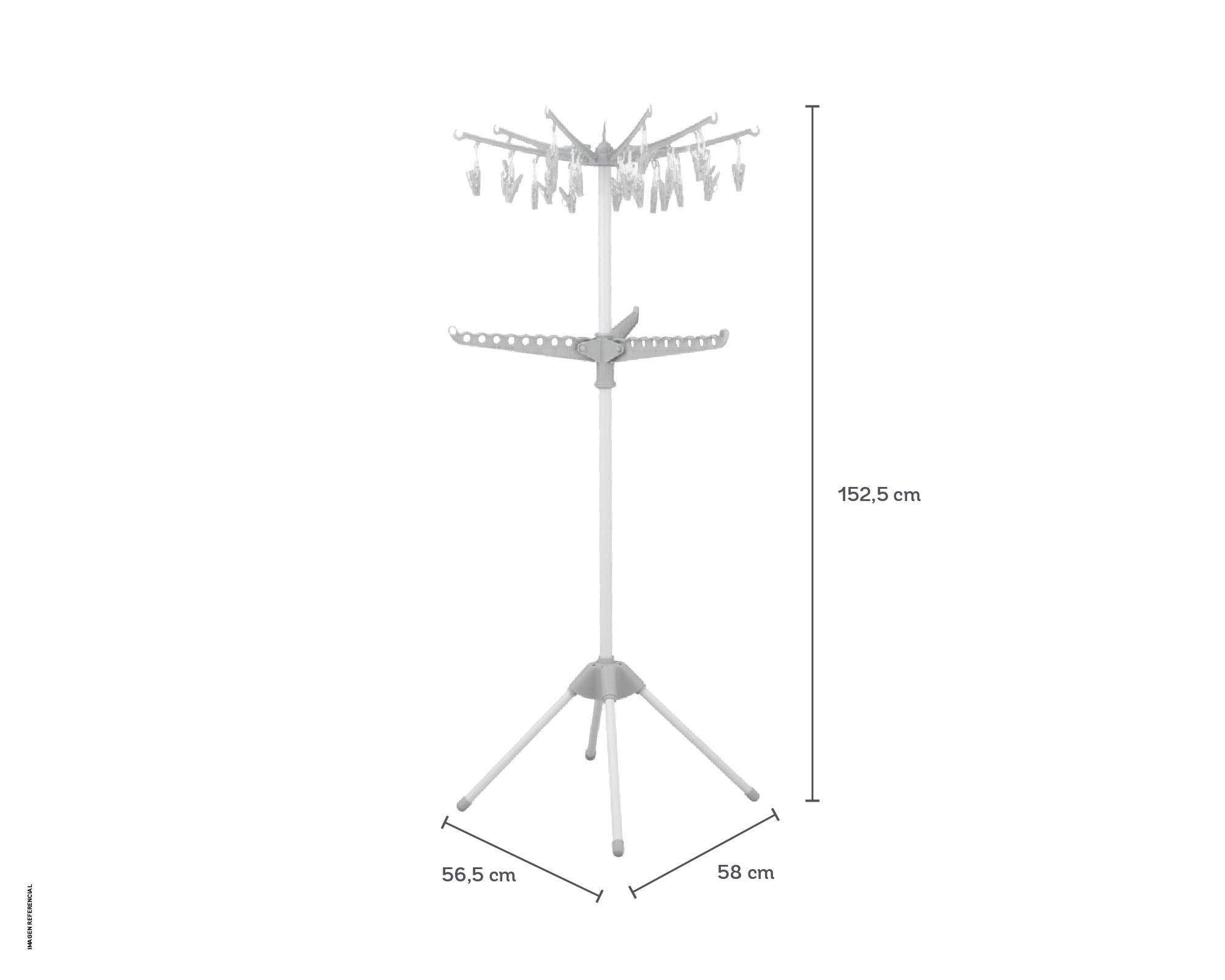 Tendedero vertical colgadores clip-4