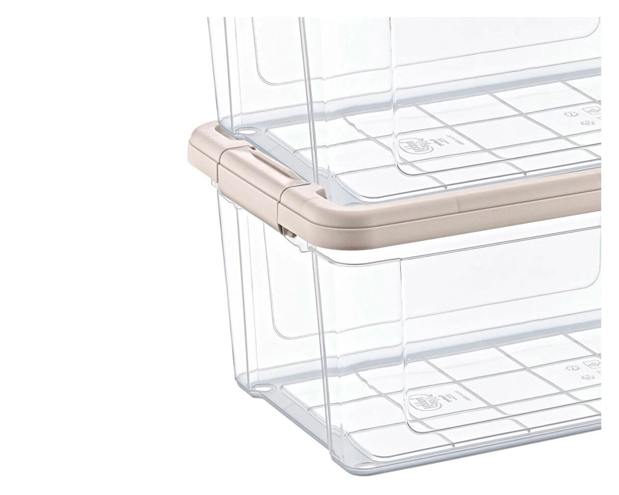 Caja organizadora 9 lt apilable 3 piezas-2