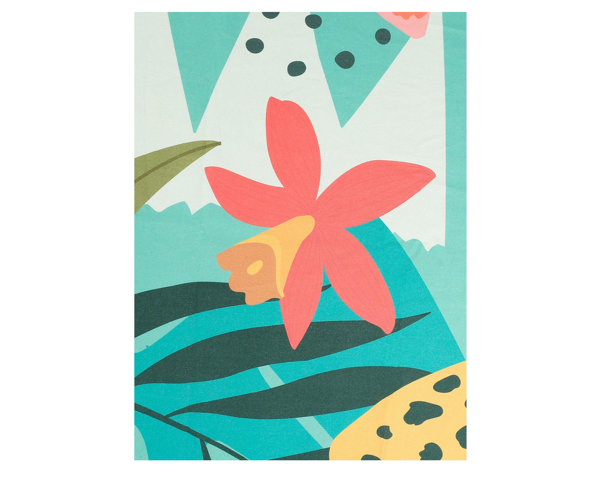 Cortina baño Flores 180x180 cm-2