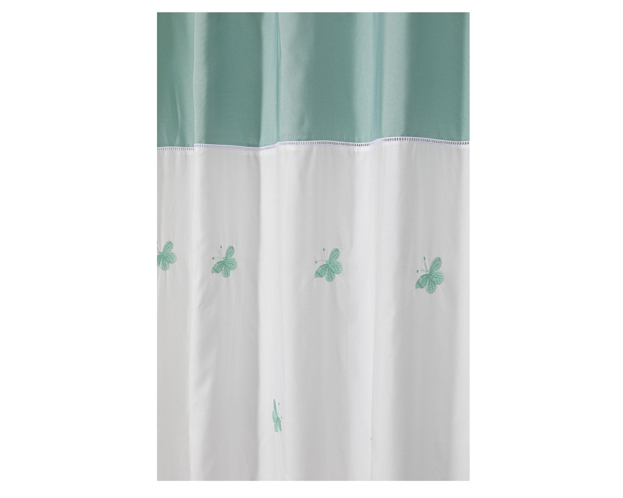 Cortina baño Mariposas 180x180 cm-2