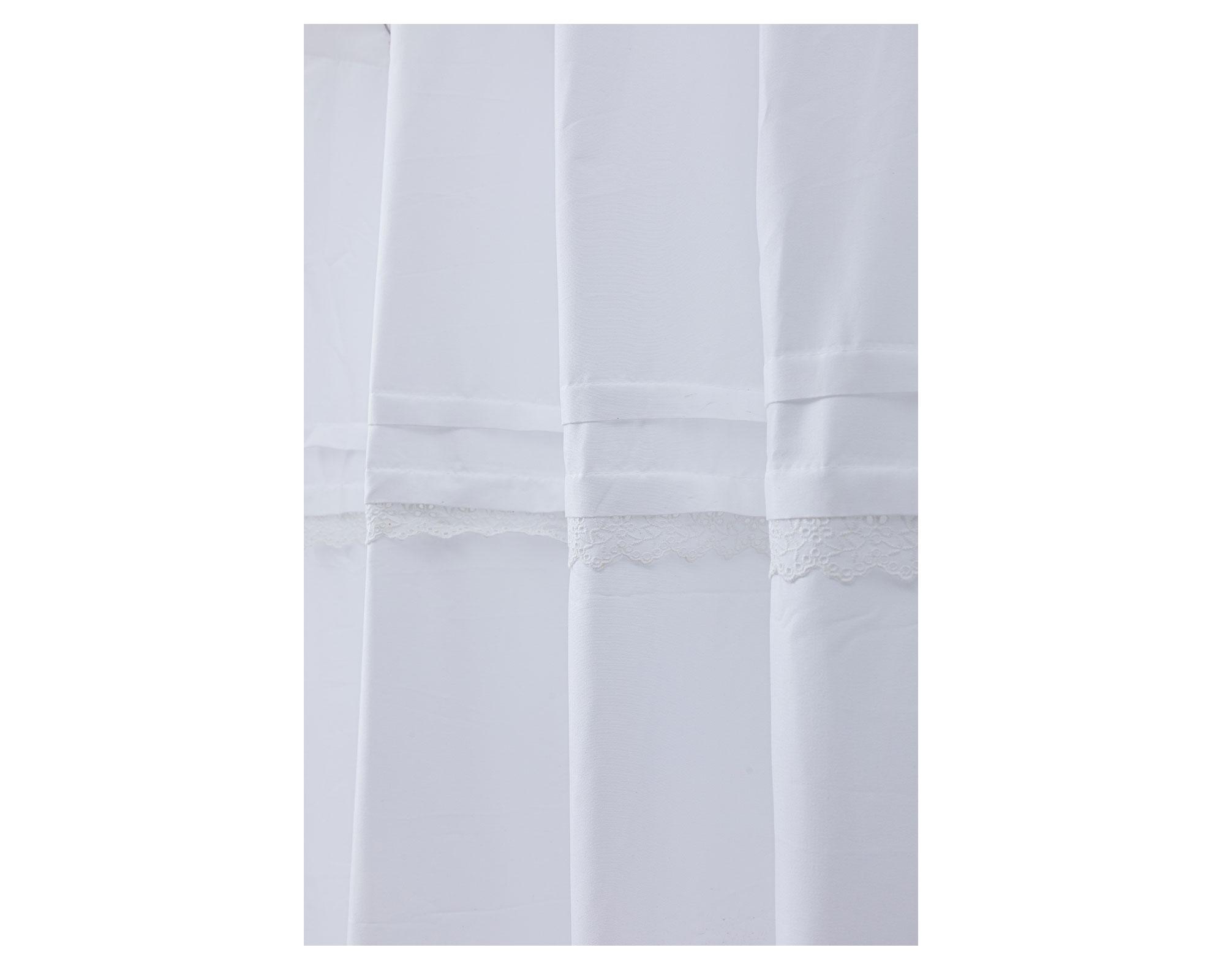 Cortina baño Broderie blanco 180x180 cm-2