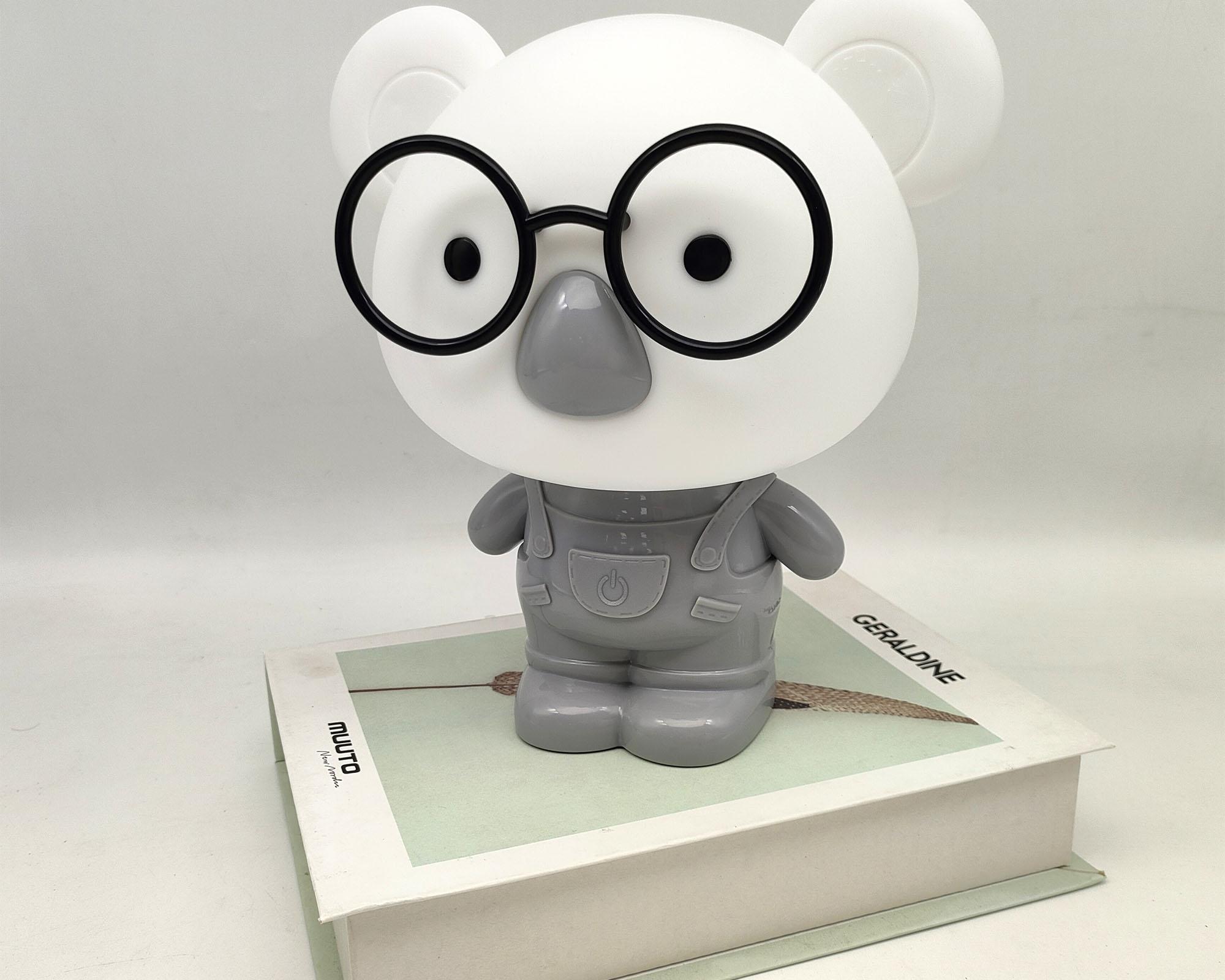 Espantacuco Koala led con cable usb gris-5