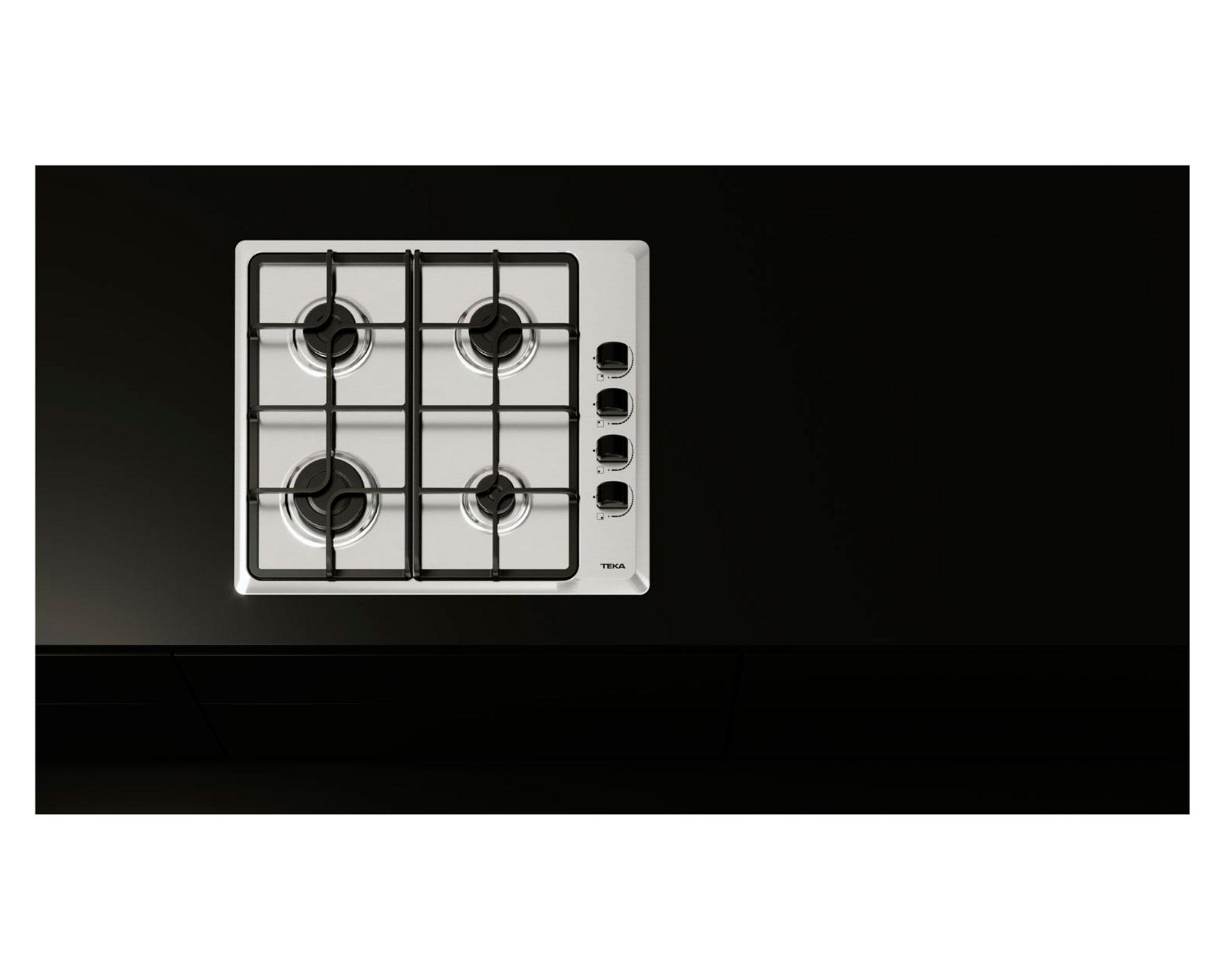 Encimera a gas HLX 640 KBA1C IX 4 quemadores-4