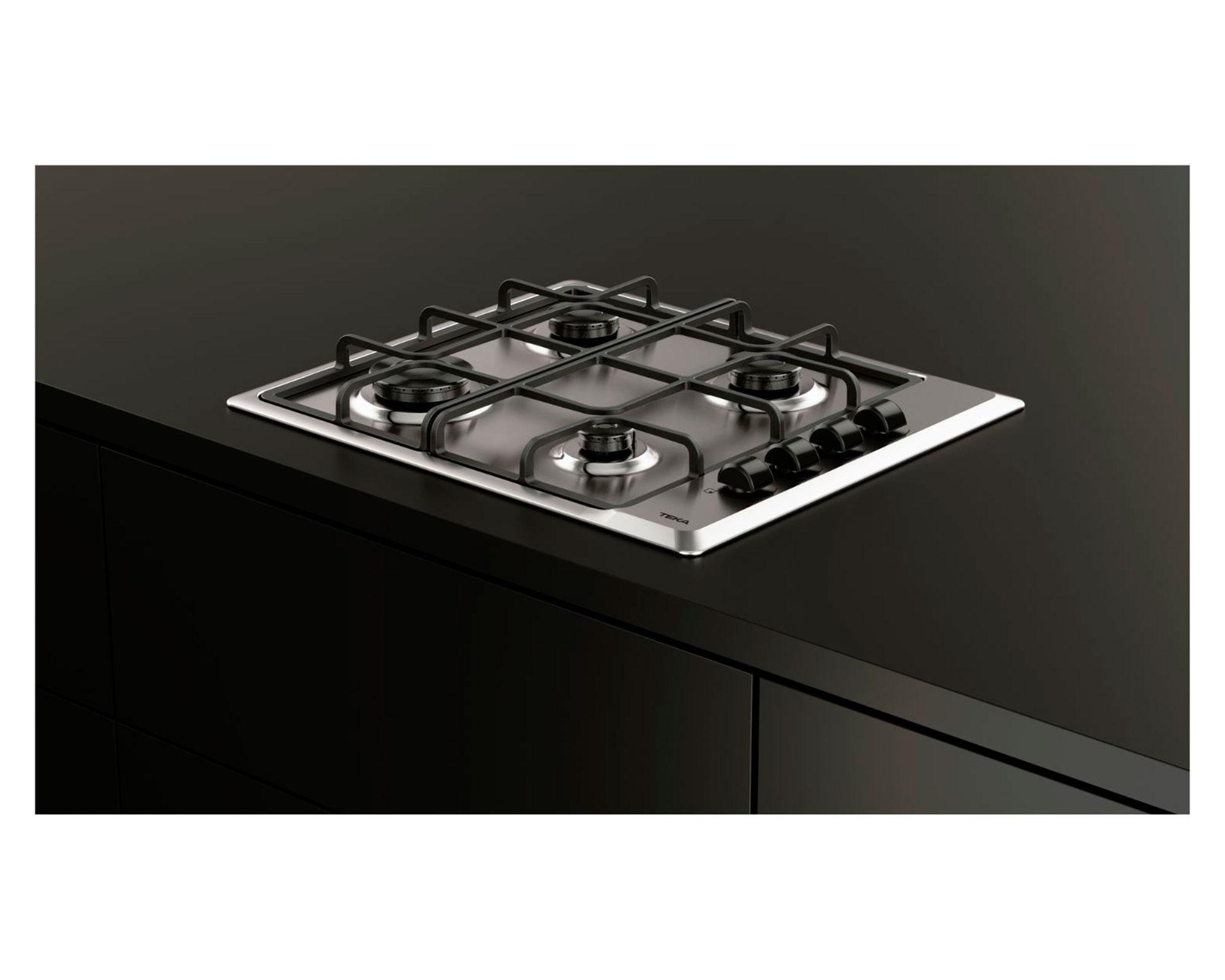 Encimera a gas HLX 640 KBA1C IX 4 quemadores-3