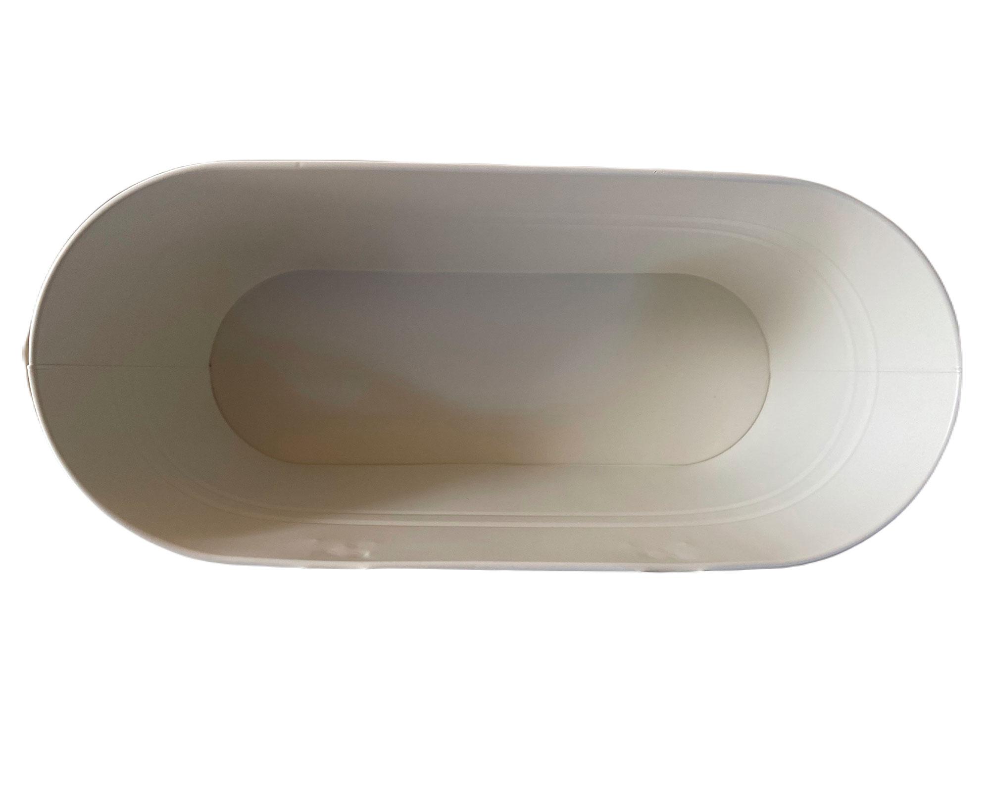 Macetero colgante doble crema XL-2