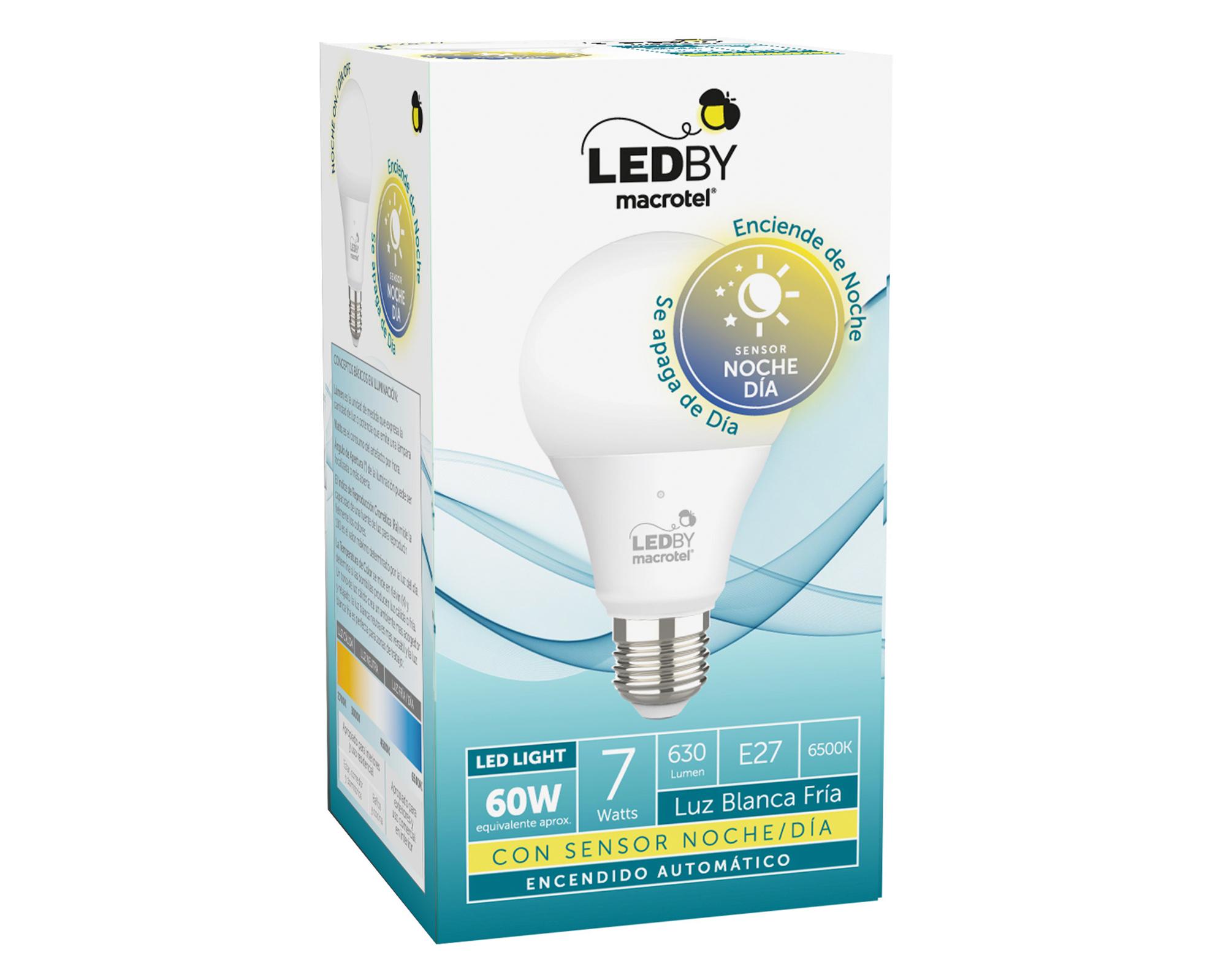 Ampolleta Led 7W E27 luz fría LB-A60LS2 Sensor de movimiento-2