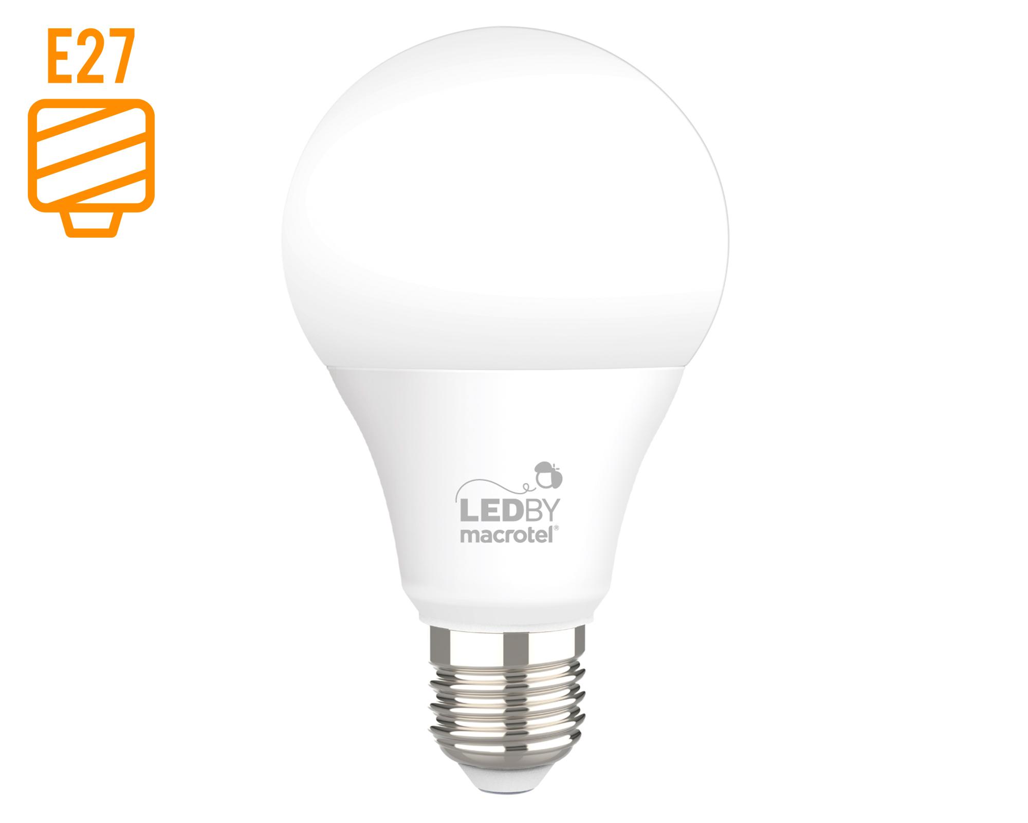 Ampolleta led sensor de movimiento 7 W E27 luz fría LB-A60MS3-0