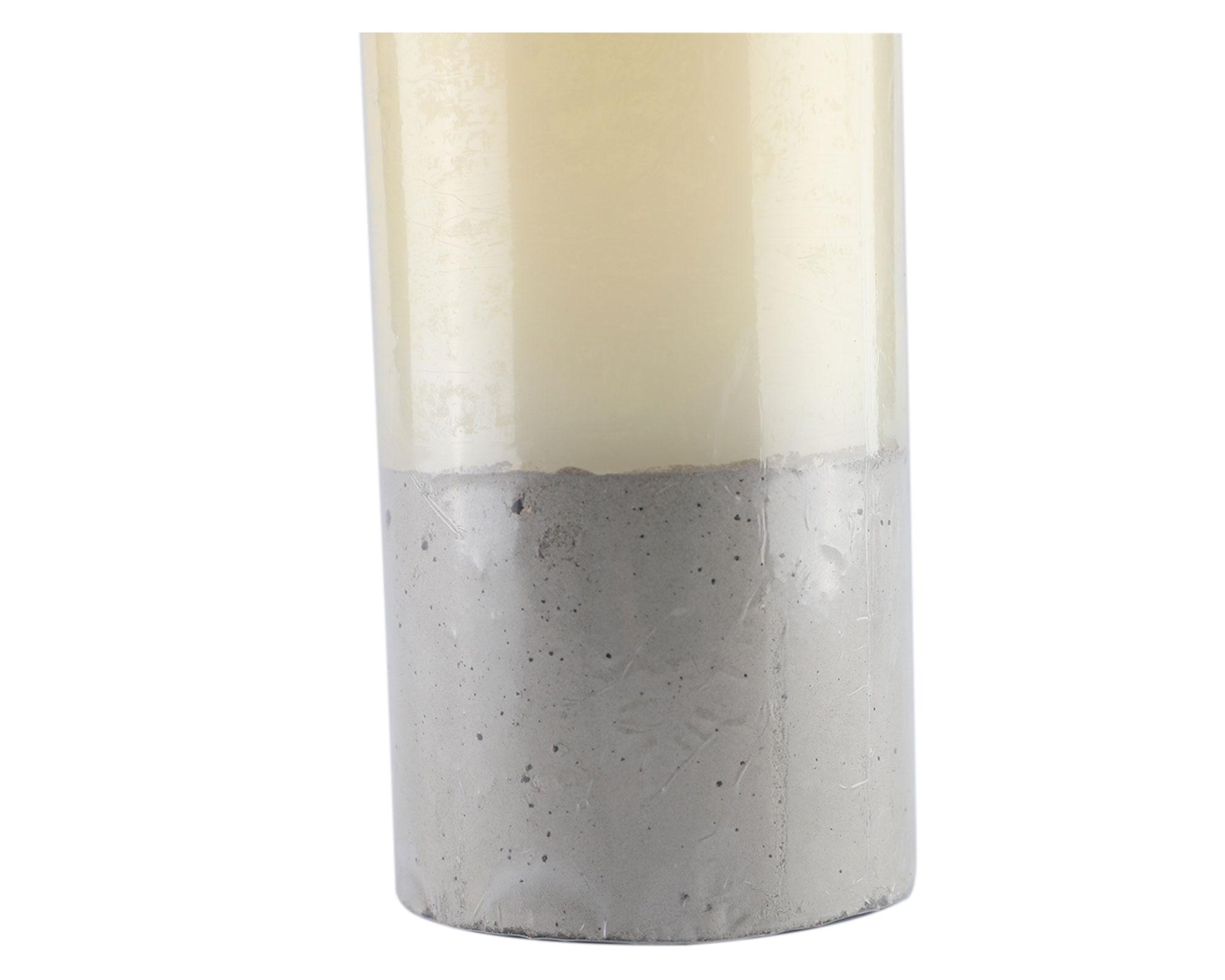 Vela con base de cemento 7x15 cm 800 g-2