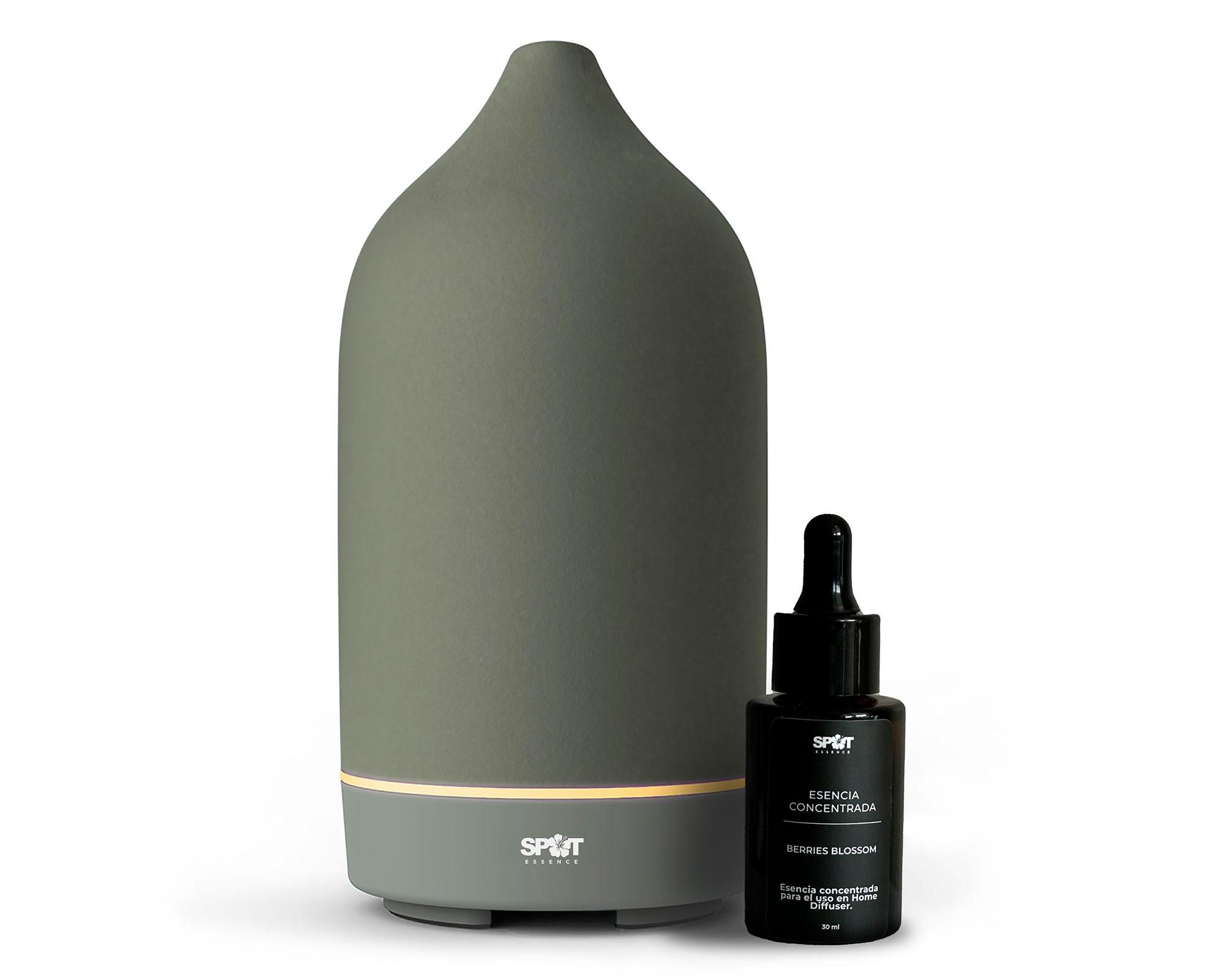 Pack Home Diffuser verde musgo 160 ml + esencia berries blossom 30 ml-0