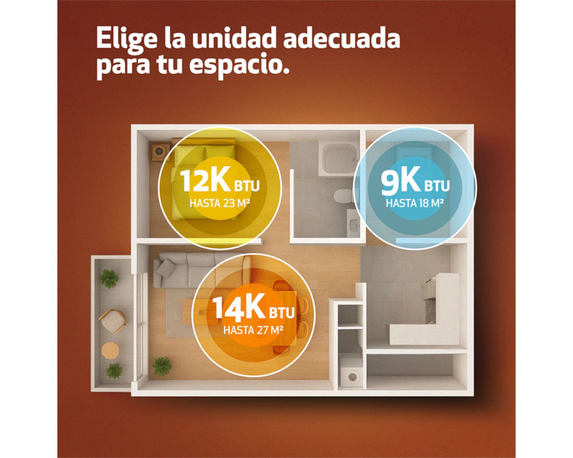 Aire acondicionado portátil 12000 BTU frío/calor WiFi-5