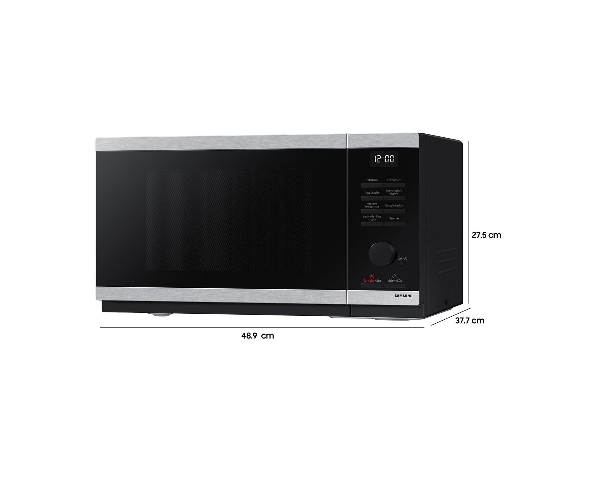 Microondas análogo MS23DG4504ATZS negro/acero 23 lt-7