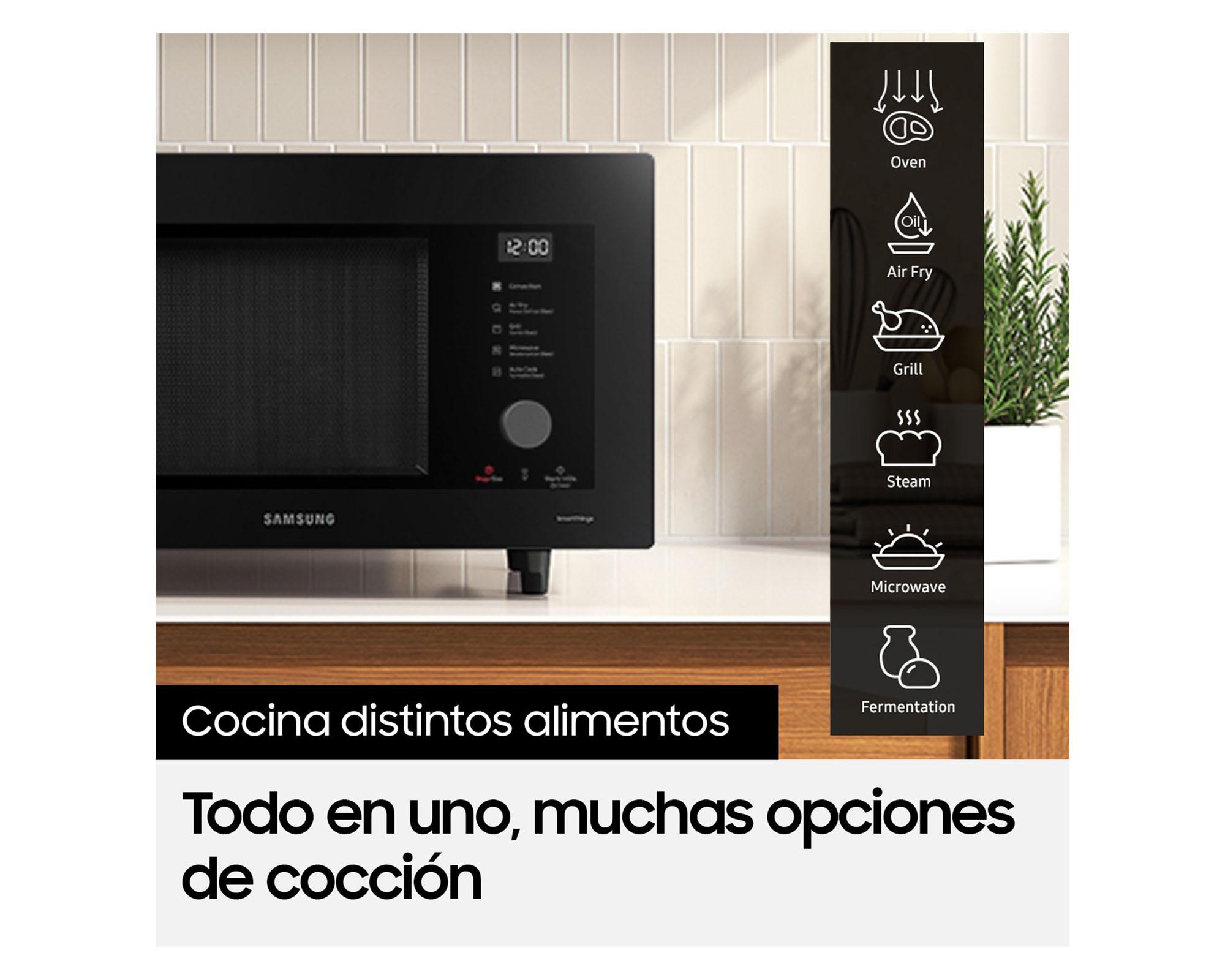 Horno microondas smart MC32DG7646CKZS negro 32 lt-7