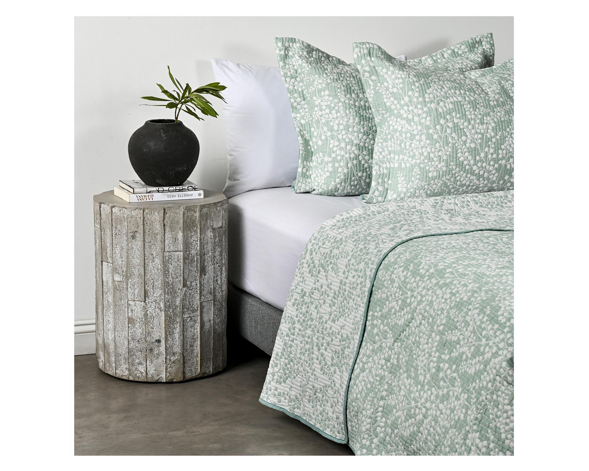 Cubrecama Creeper olivo king-1
