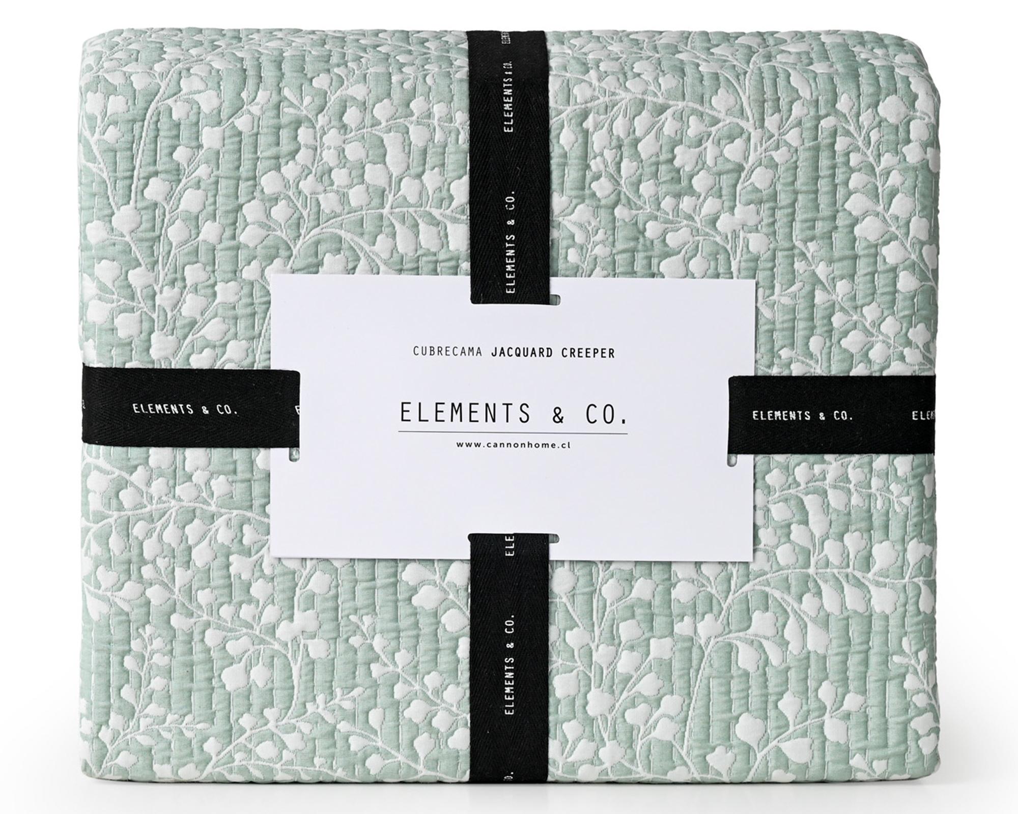 Cubrecama Creeper olivo king-4